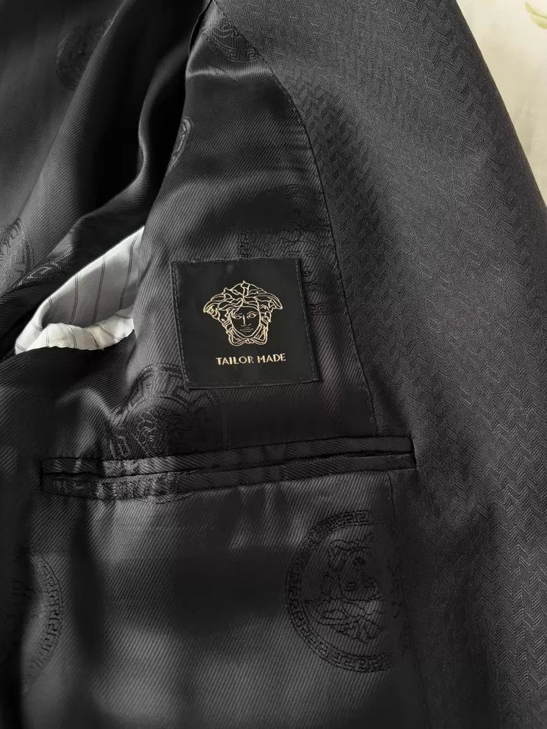 Versace Versace A set of wool two-button men's suit jacket trouser Size 46L - 6 Thumbnail