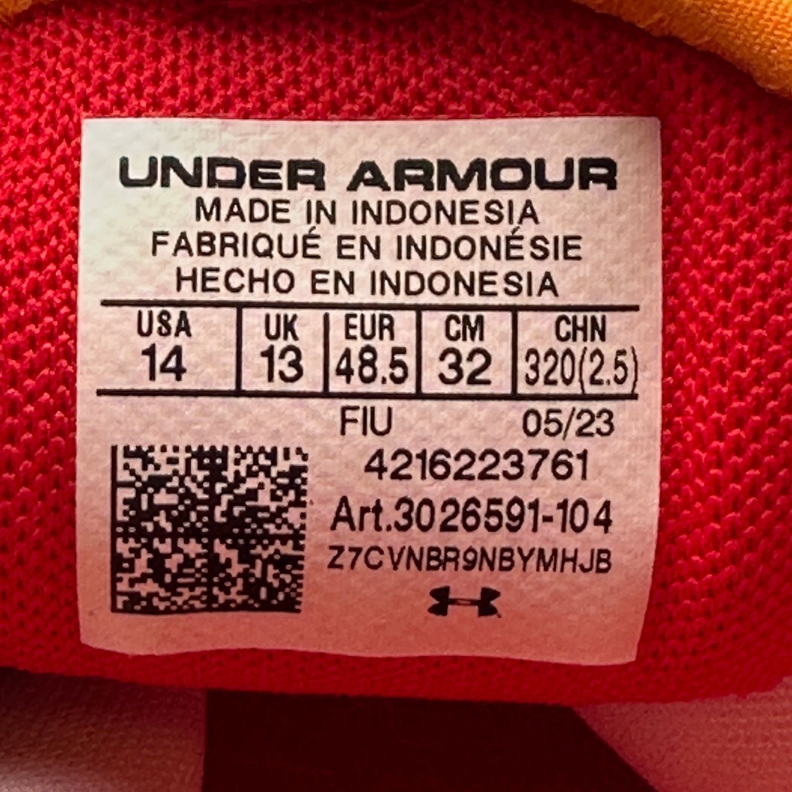 Under Armour UNDER ARMOUR Harper 8 sz 14 Baseball Cleats 3026591-104 Size US 14 / EU 47 - 8 Thumbnail