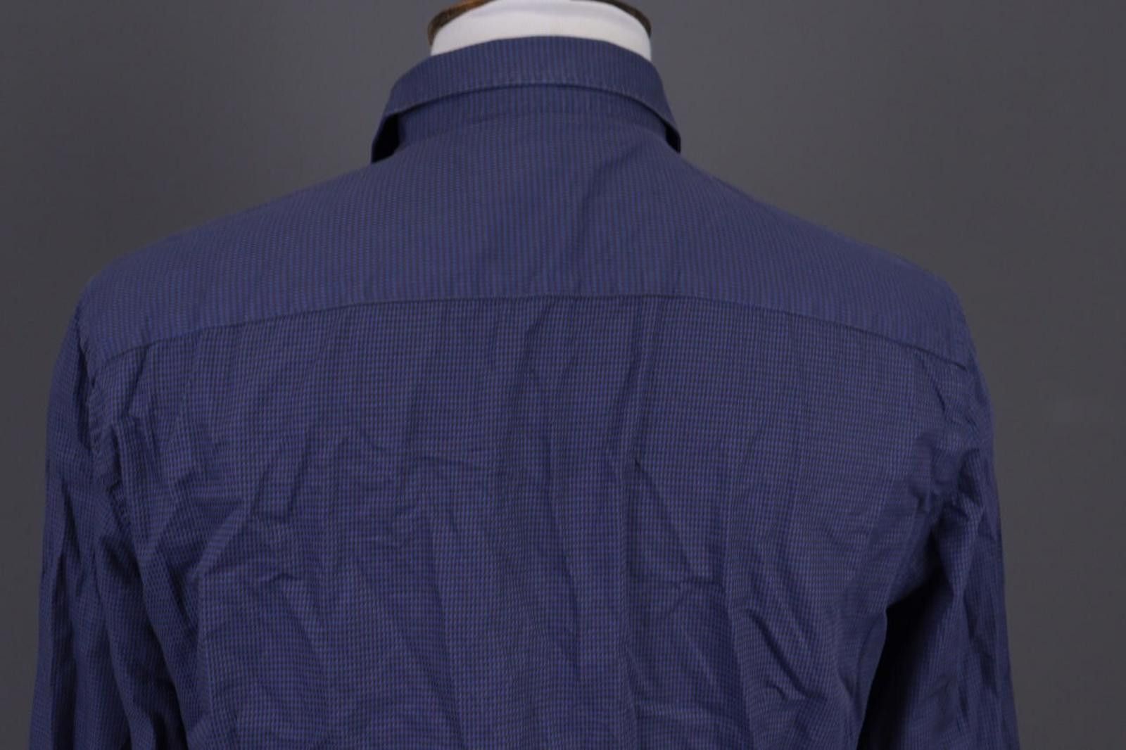 Designer Men Versace Collection Trend Blue Button Up Shirt Size 44 Size US M / EU 48-50 / 2 - 11 Thumbnail