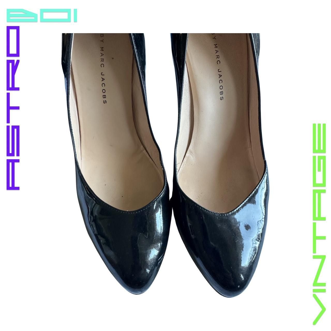 Marc by Marc Jacobs Marc By Marc Jacobs Black Patent Leather Heels - 8 US Size US 8 / IT 38 - 3 Thumbnail