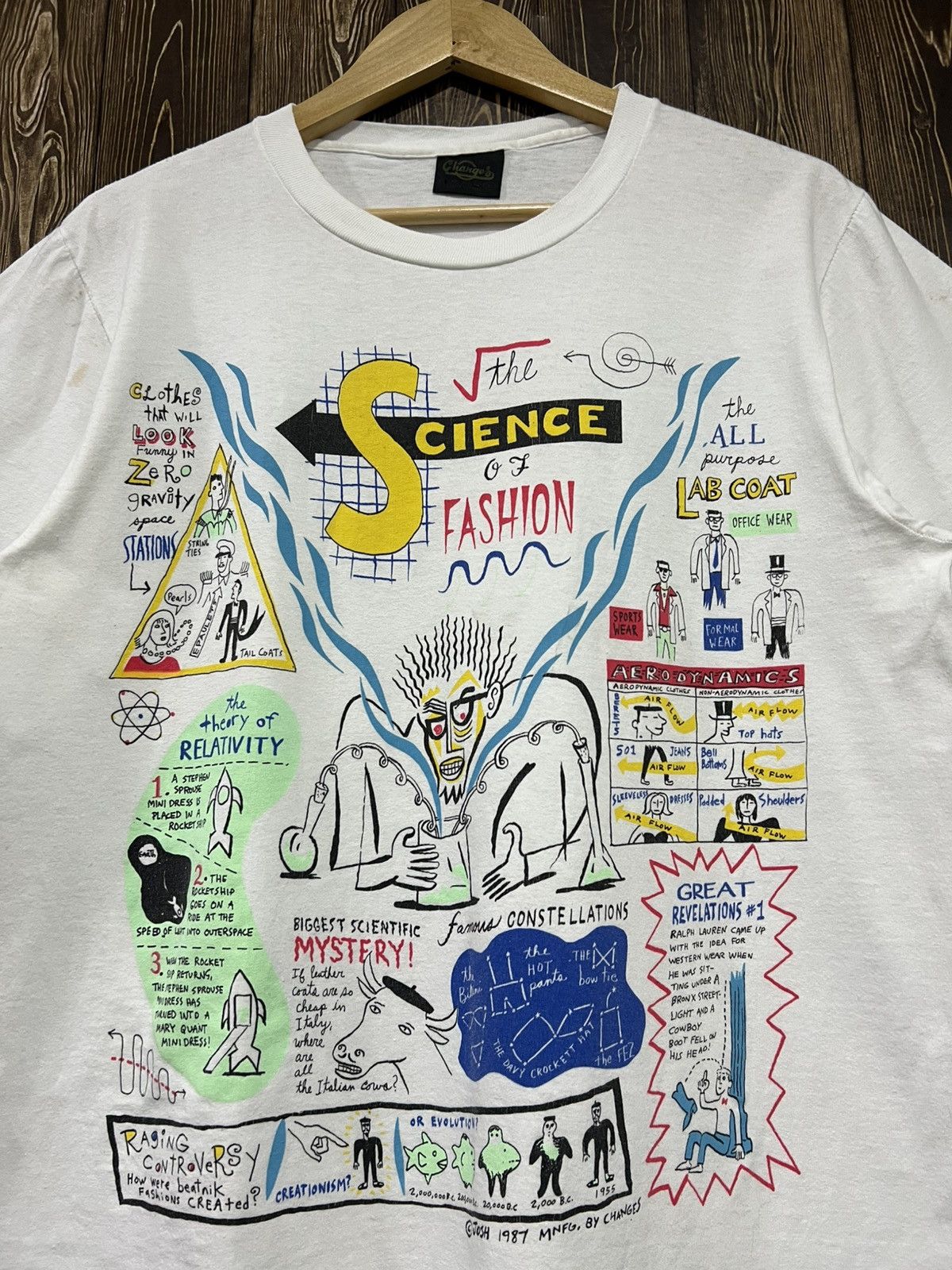 Vintage Vintage The Science Of Fashion Art Rare Tshirt Size US L / EU 52-54 / 3 - 2 Thumbnail