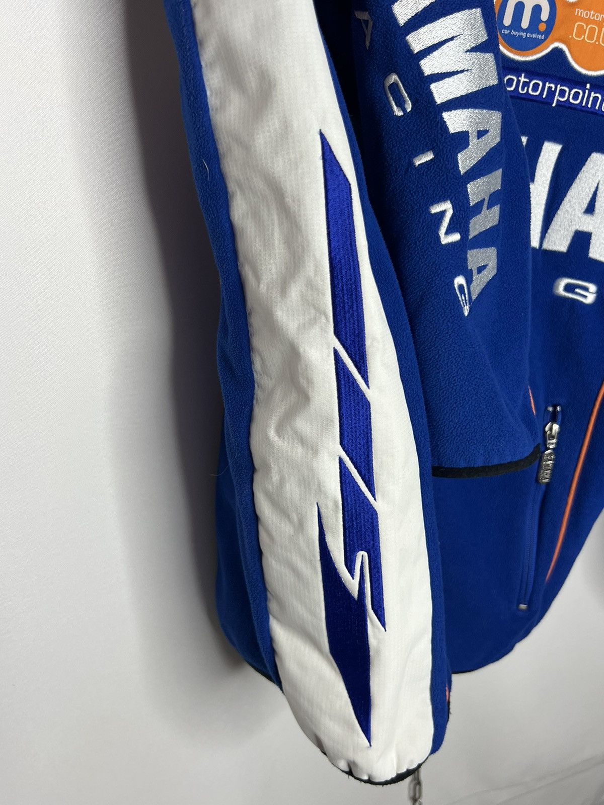 Yamaha Vintage Yamaha Big Logo Full Sponsors Fleece Full Zip Jacket Size US XS / EU 42 / 0 - 11 Thumbnail