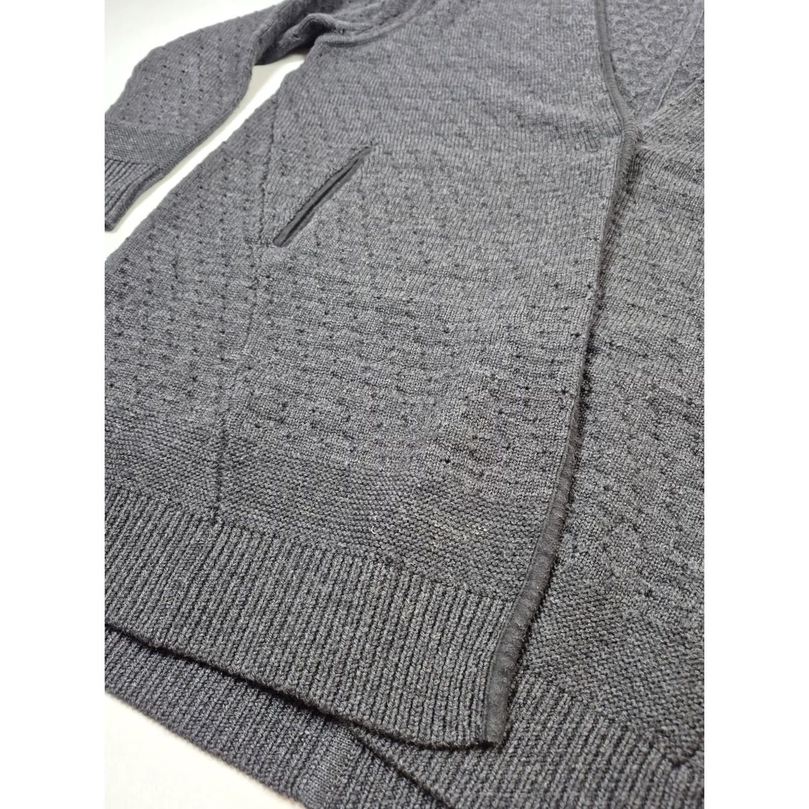 Lululemon Lululemon Cardigan Sweater Women's M/L Gray Open Front V-Neck Pockets Long Sleeve 100% Merino Wool Cardigan Oversized Size M / US 6-8 / IT 42-44 - 4 Thumbnail