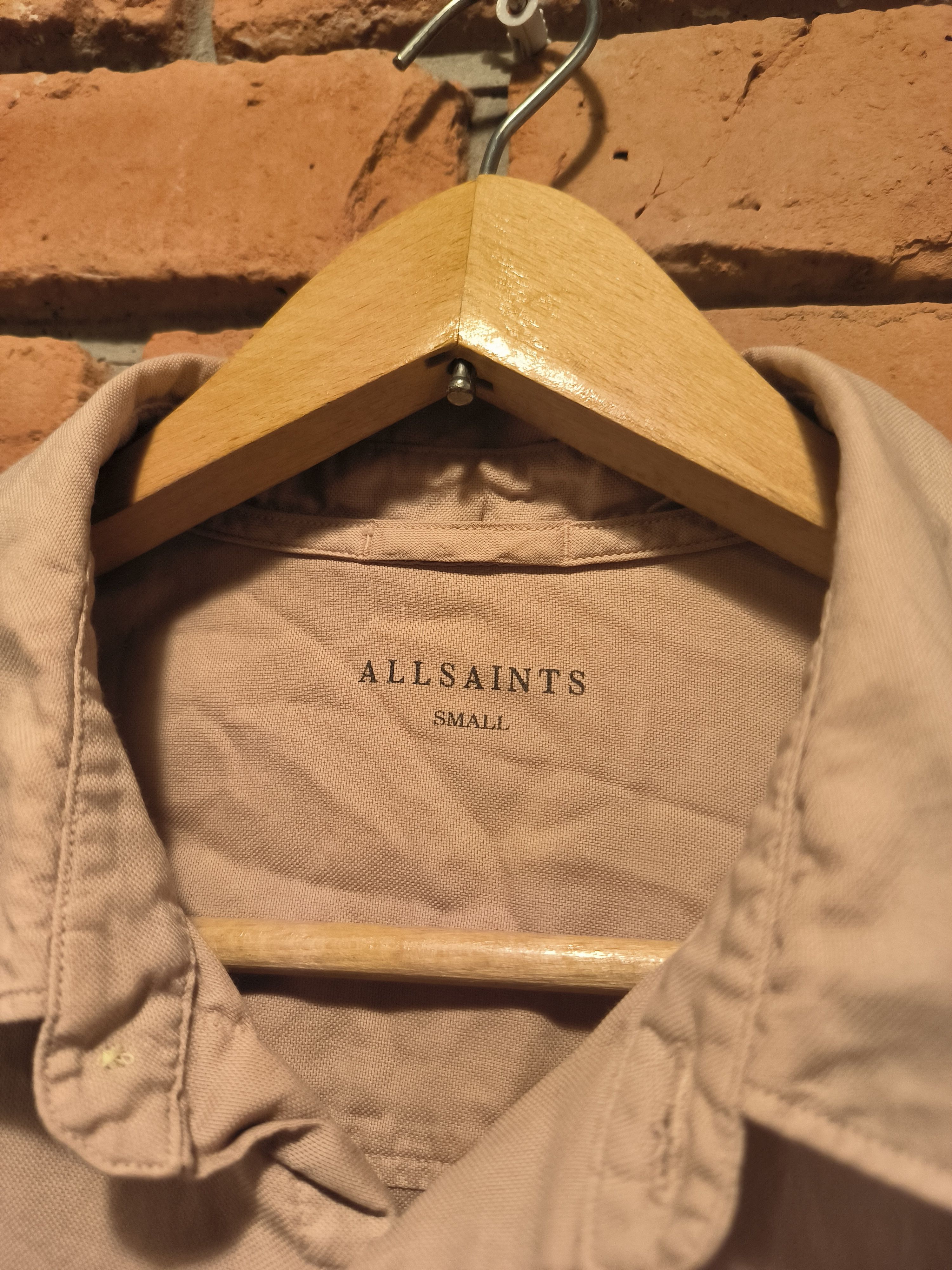 Allsaints Allsaints Shirt Long Sleeve Button-Up Logo Pink Size US S / EU 44-46 / 1 - 4 Thumbnail