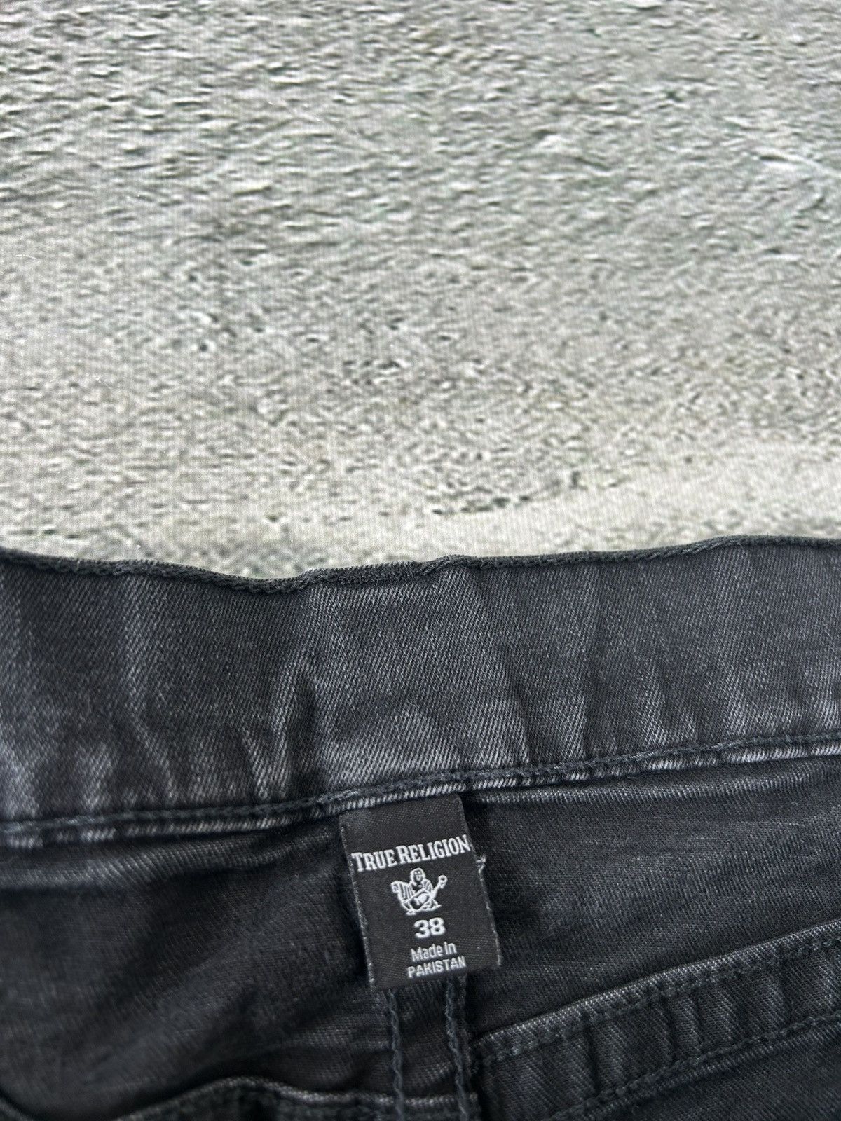 True Religion × Vintage True Religion vintage black jeans denim pants Y2K Ricky Size US 38 / EU 54 - 9 Thumbnail