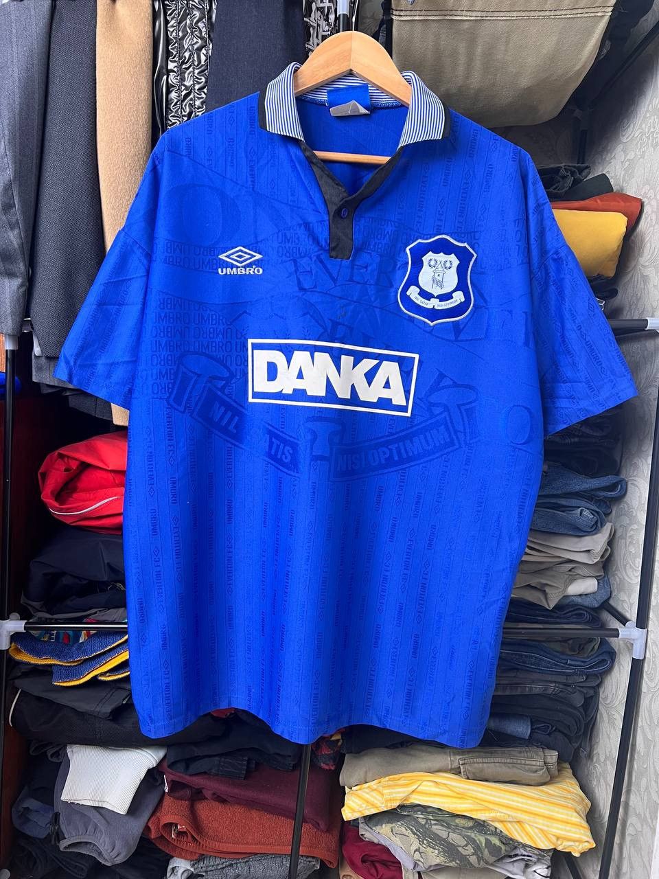 Umbro × Vintage Blokecore Vintage Everton Umbro Soccer Jersey Kit 1995 Size US XL / EU 56 / 4 - 3 Thumbnail