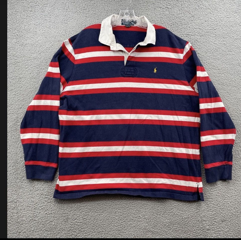Polo Ralph Lauren Vintage Polo Ralph Lauren Longsleeve Size US XL / EU 56 / 4 - 1 Thumbnail