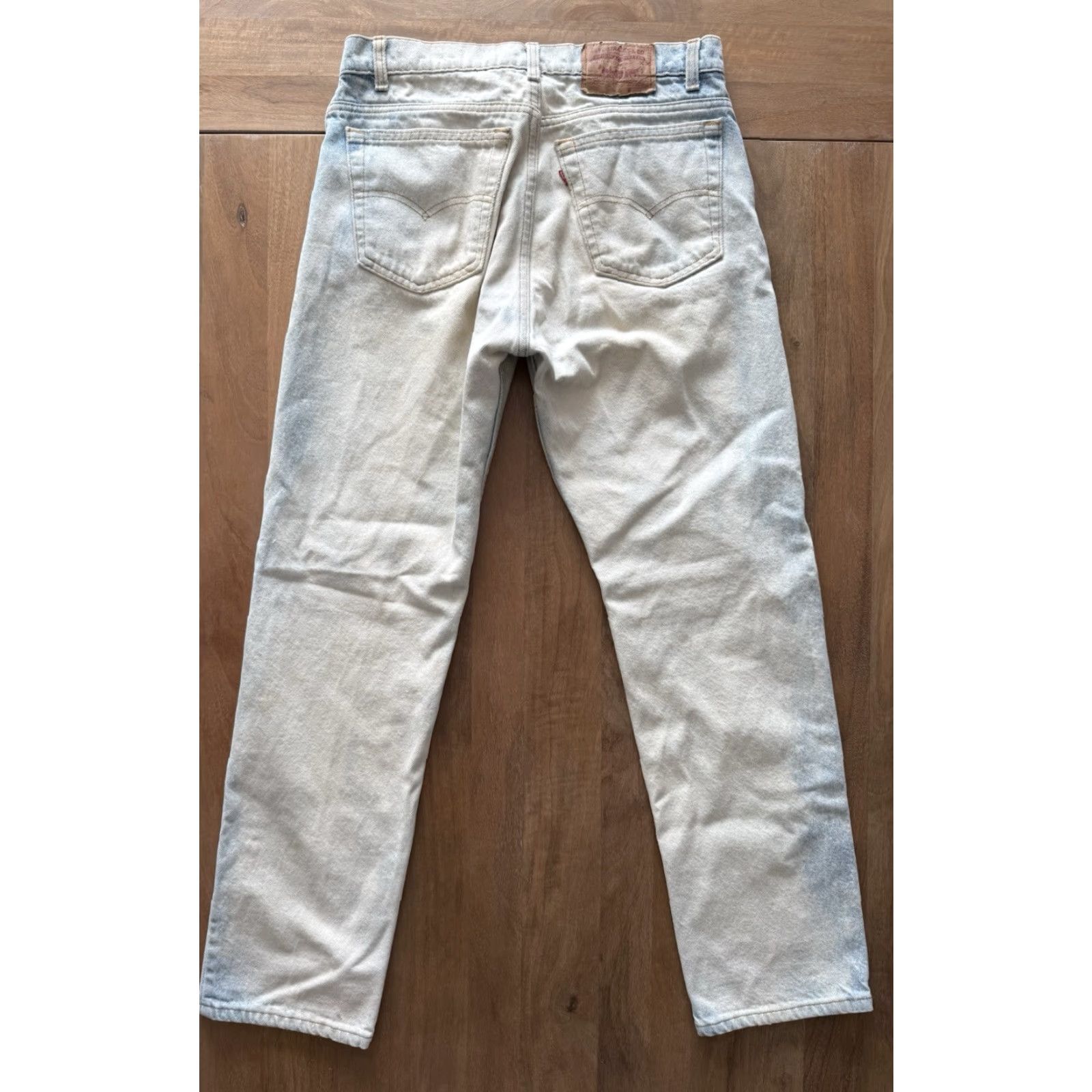 Levi's VINTAGE Levi's 505 Jeans Mens 34x30 Regular Fit Denim USA Blue Accessories: Button, Zipper, Logo 5-Pocket 90s City Retro Classic Straight Mens Size US 34 / EU 50 - 2 Thumbnail