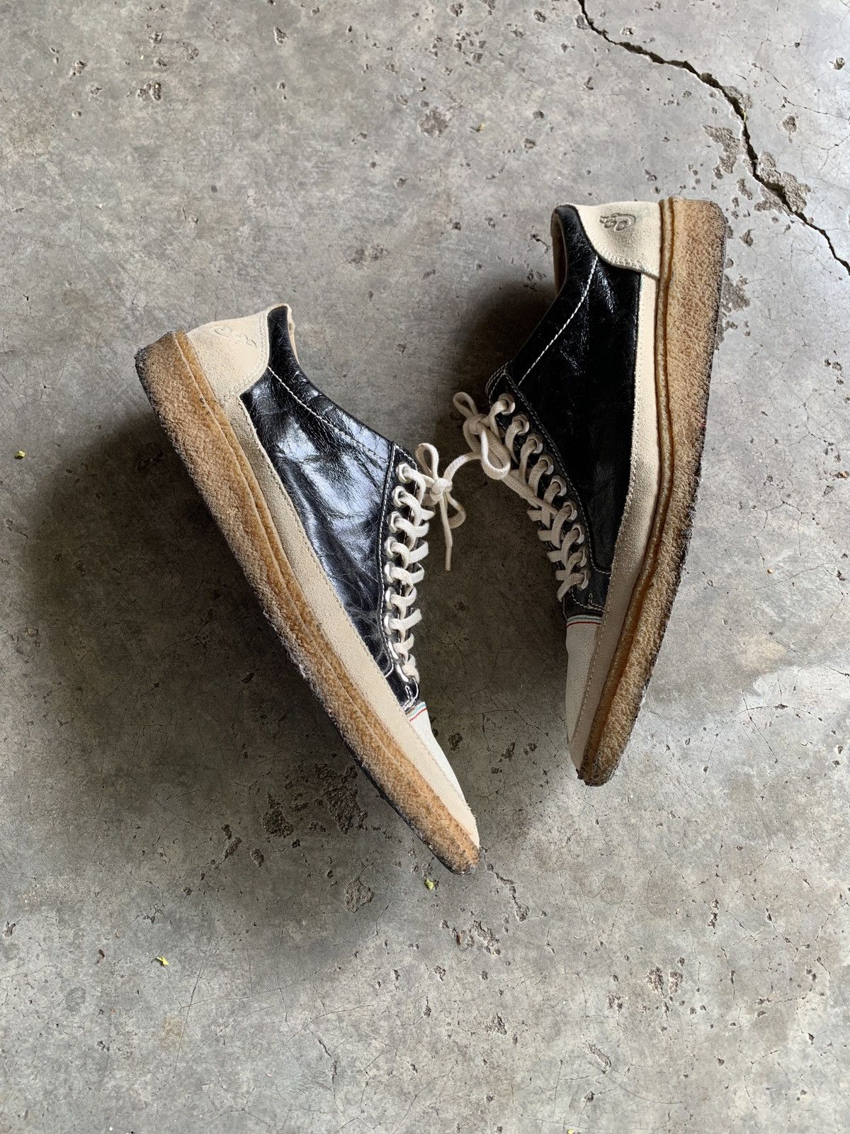 Indian Motorcycle Vintage Indian Motorcycle Leather Low-Top Sneakers Size US 9.5 / EU 42-43 - 5 Thumbnail