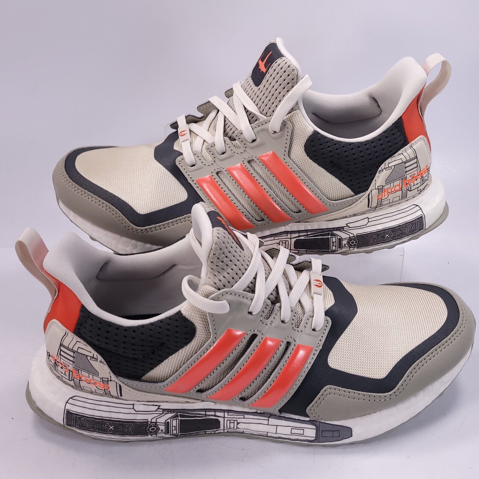 Adidas Adidas Ultraboost S&L Star Wars Shoe Mens Size 8 FW0536 Gray Size US 8 / EU 41 - 6 Thumbnail