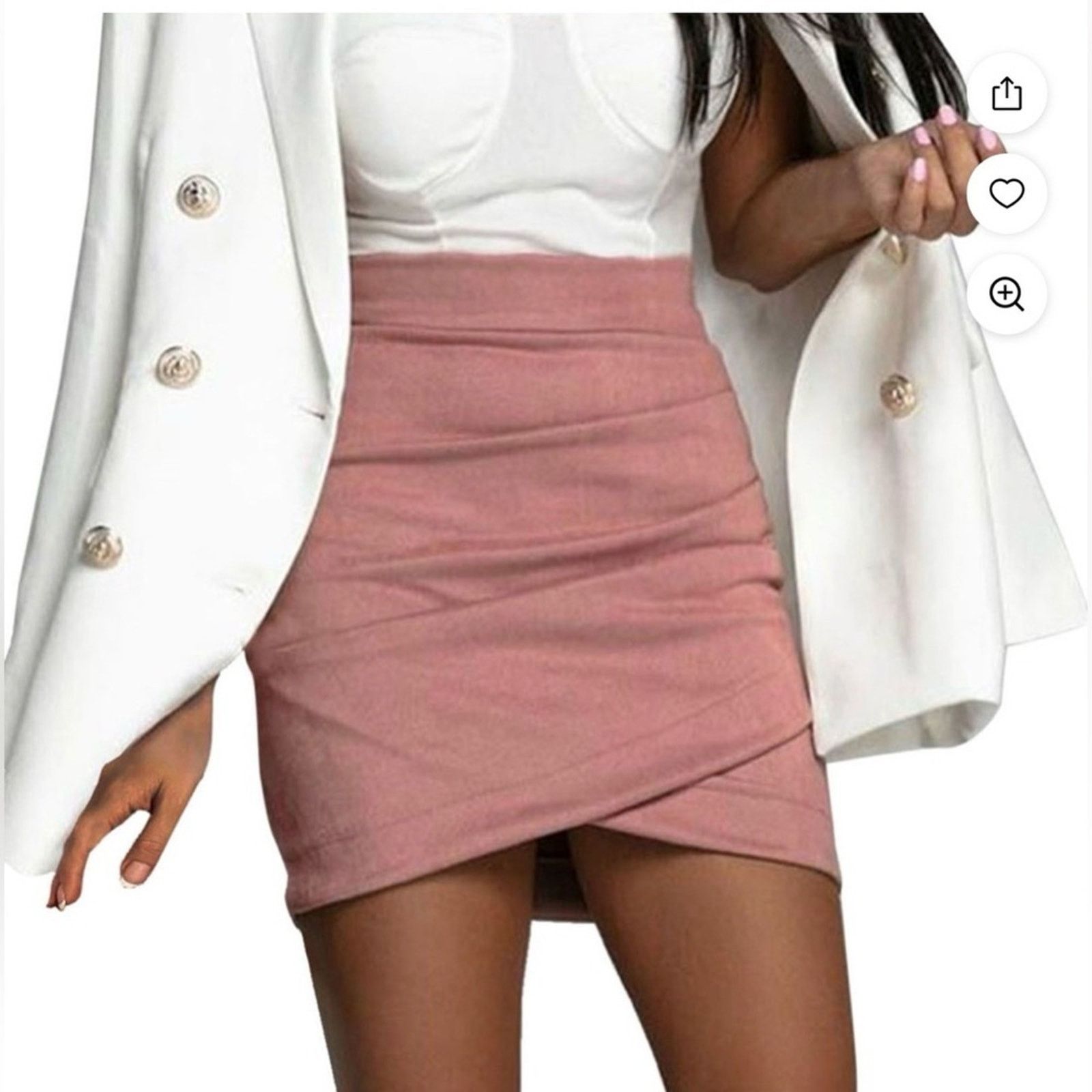 Other Chic Mauve Pencil Skirt for Women size XS Size 23" - 1 Thumbnail