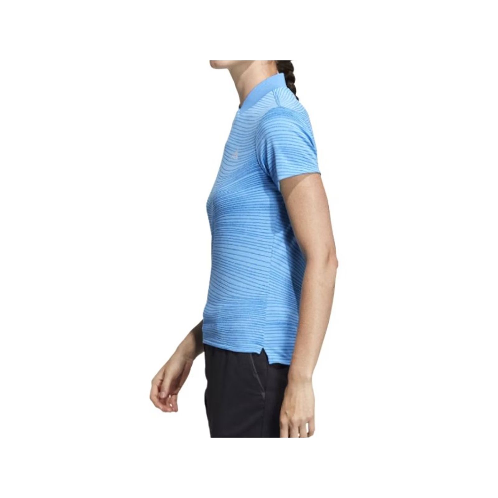 Adidas adidas Polo Shirt Blue Small Striped Short Sleeve Pullover Women Slim Regular Logo Capable Casual Shirt Womens Polo Small Blue adidas Size S / US 4 / IT 40 - 4 Thumbnail