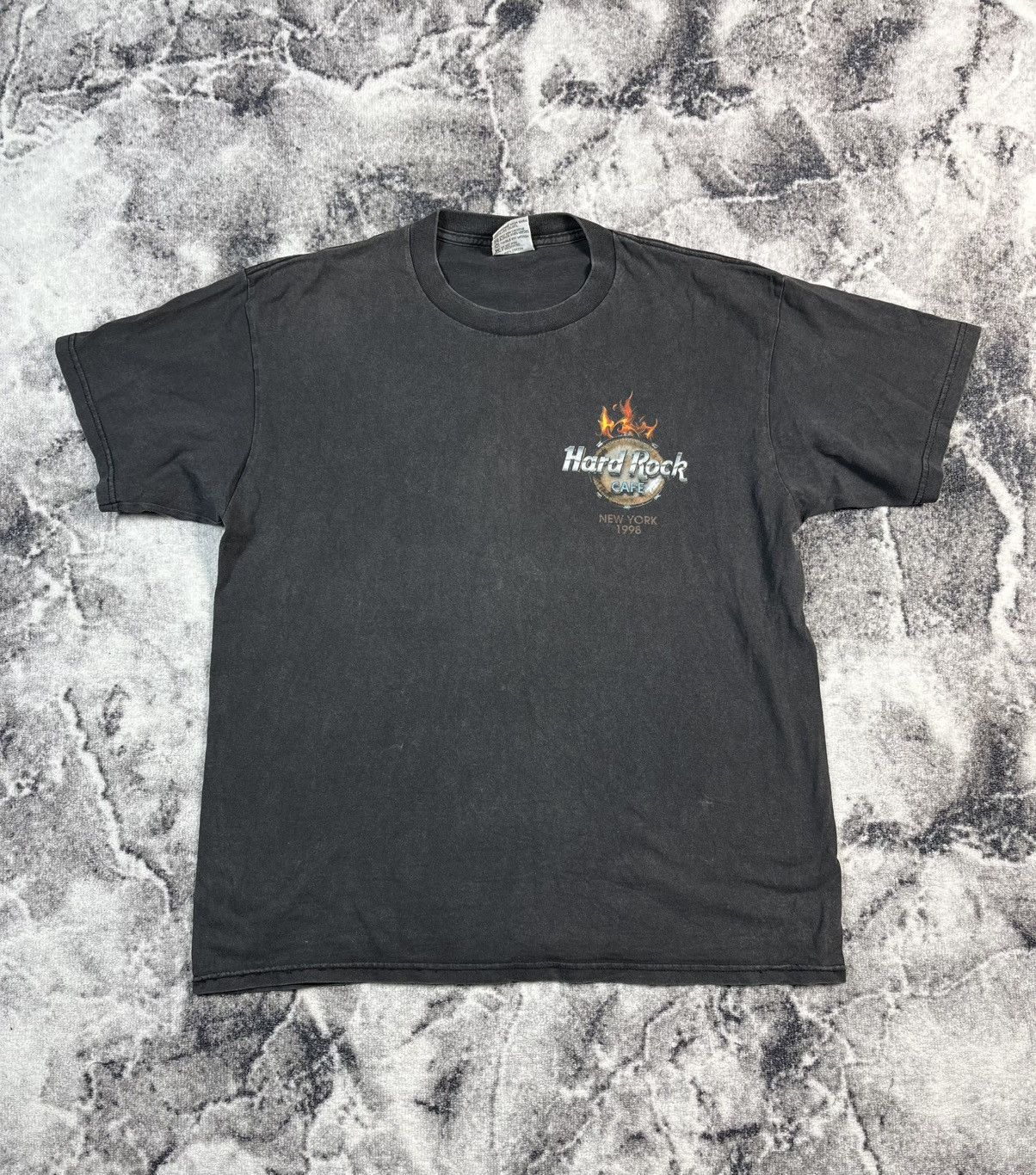 Hard Rock Cafe Hard Rock Cafe New York 1998 T Shirt Black Fade M Size US M / EU 48-50 / 2 - 2 Thumbnail