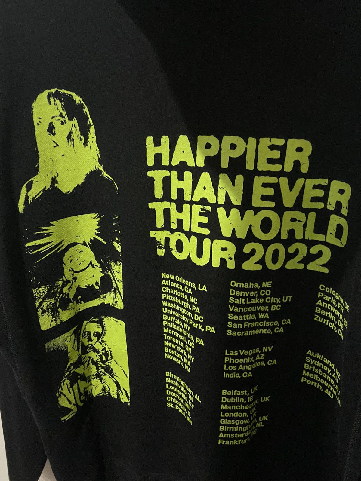 Billie Eilish Billie Eilish Happier Than Ever 2022 Tour