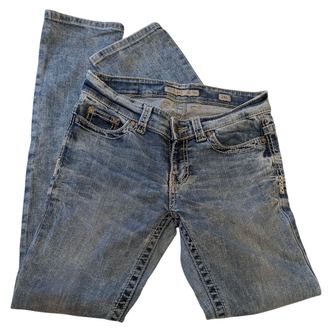 BKE BKE Denim Jeans Distressed Payton Straight Leg Women 26/33.5 Size 26" / US 2 / IT 38 - 5 Thumbnail
