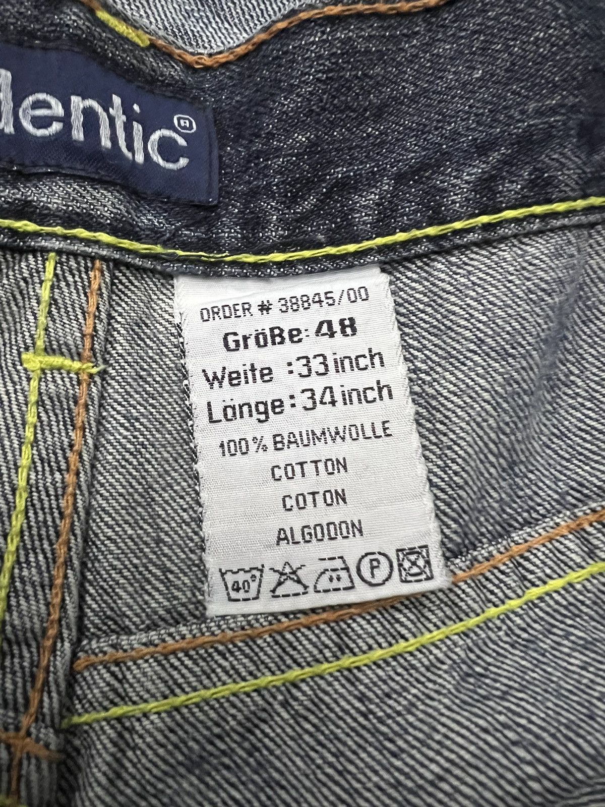 Japanese Brand BAGGY🔥IDENTIC DISTRESSED DENIM PANT Size US 32 / EU 48 - 8 Thumbnail