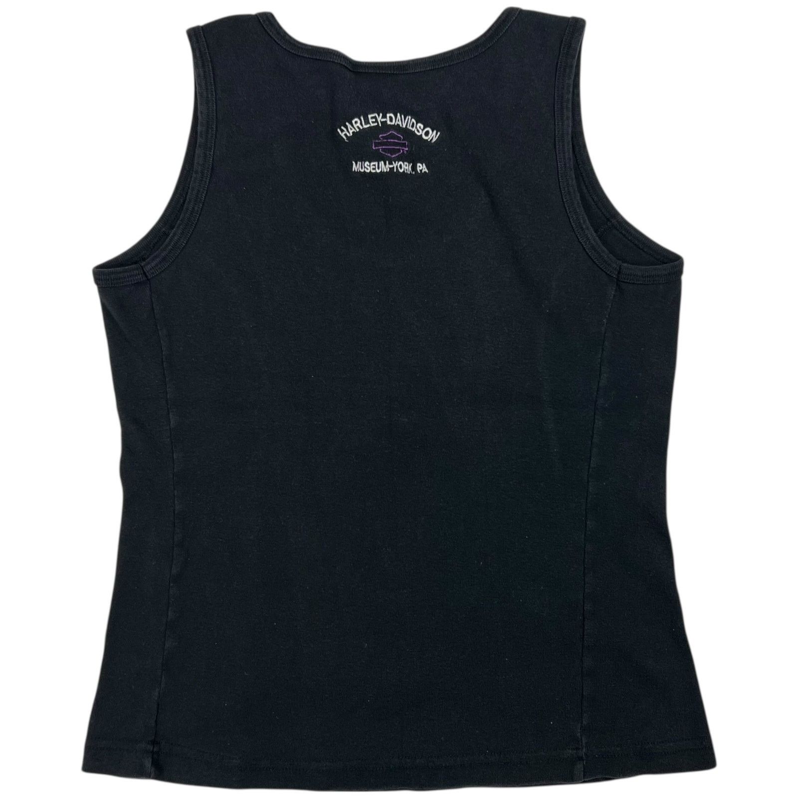Harley Davidson × Vintage Vintage Y2K Harley Davidson Femme biker baby style tank top Size L / US 10 / IT 46 - 7 Thumbnail
