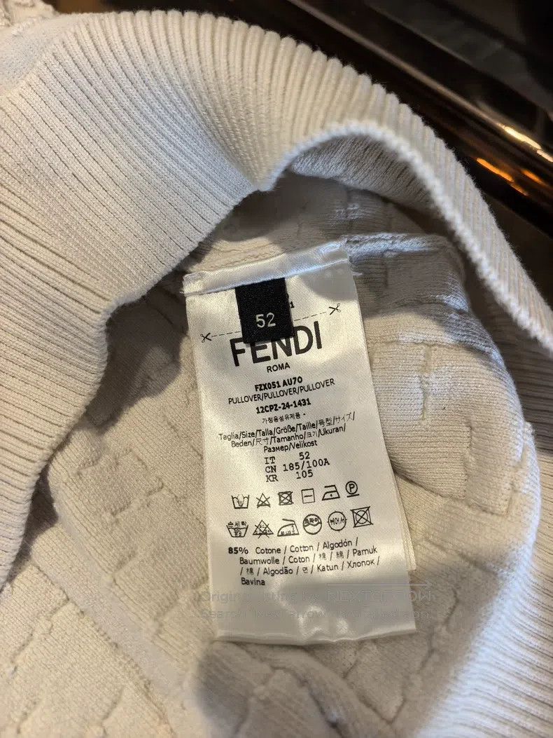 Fendi Fendi Short Sleeve Sweater Size US L / EU 52-54 / 3 - 5 Thumbnail