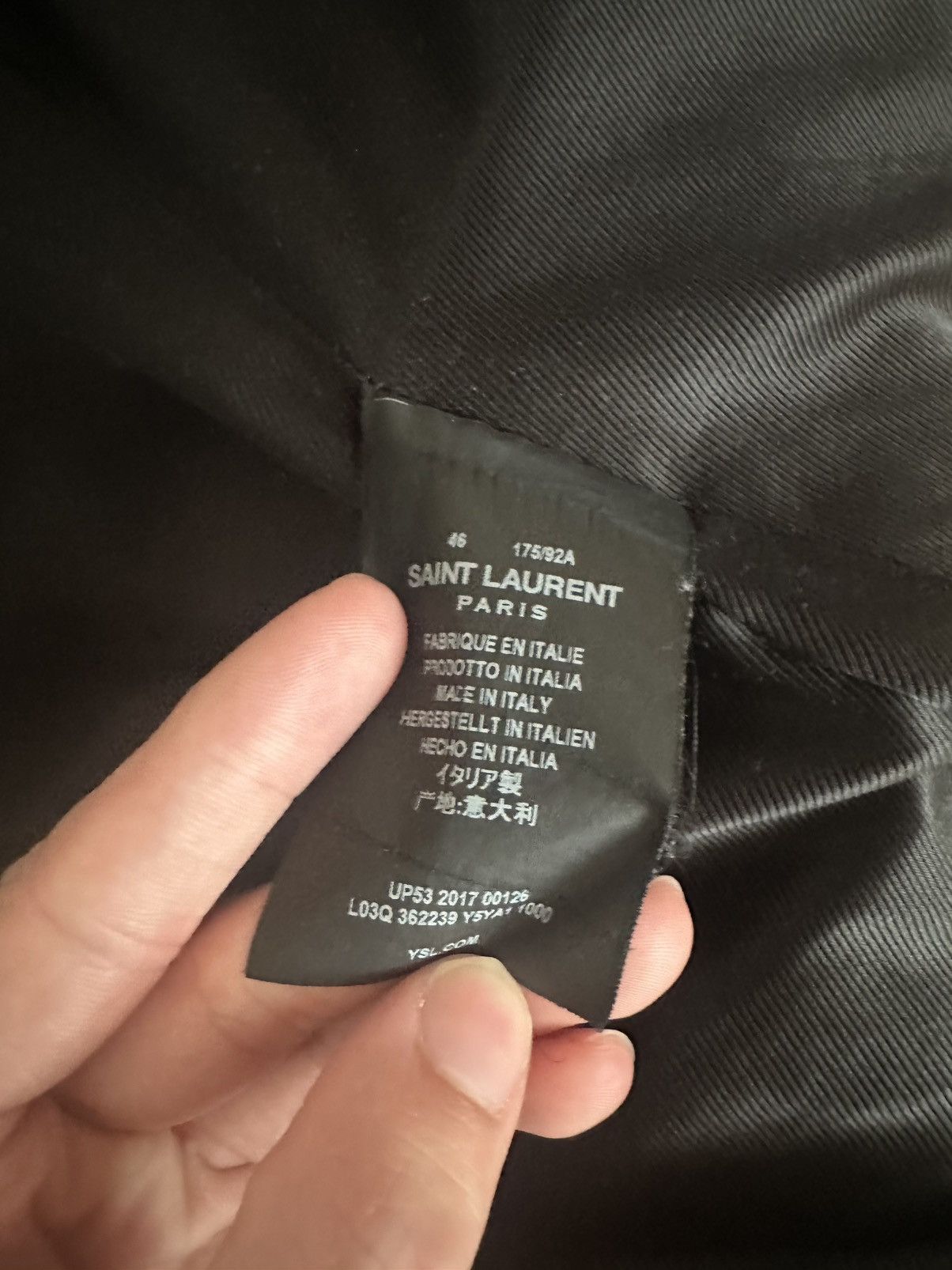 Saint Laurent Paris Saint Laurent FW14 Cafe Racer Leather Jacket Size US S / EU 44-46 / 1 - 9 Thumbnail