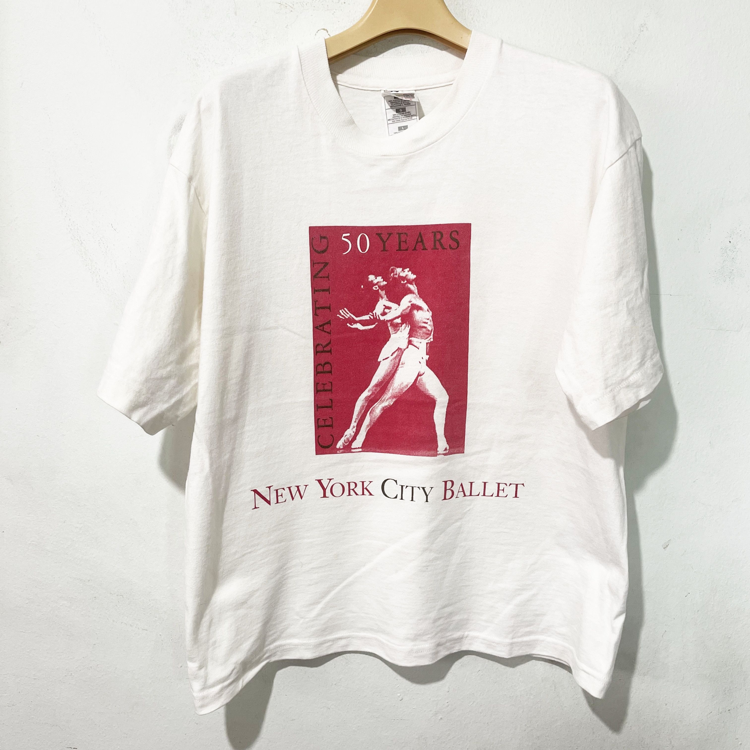 Vintage Vintage 90s New York City Ballet Shirt Size US L / EU 52-54 / 3 - 1 Thumbnail