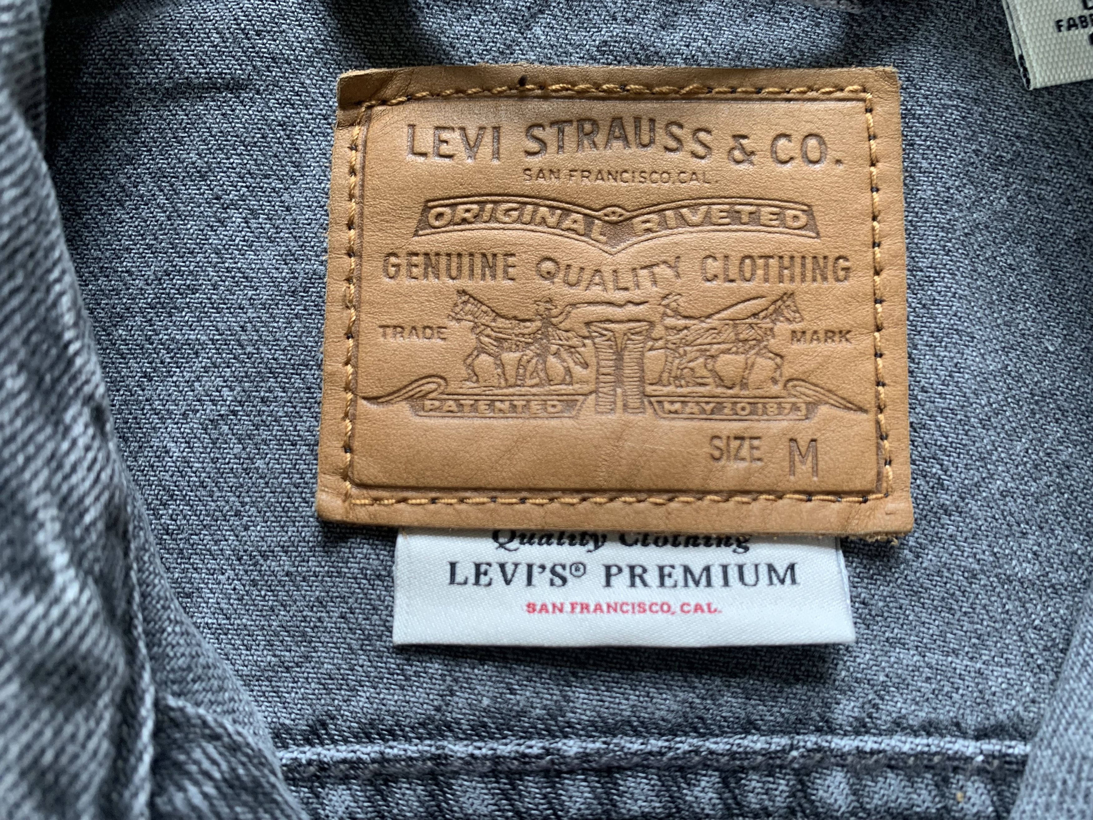 Levi's × Vintage Levis Premium Grey Denim Trucker Jacket Size M / US 6-8 / IT 42-44 - 6 Thumbnail
