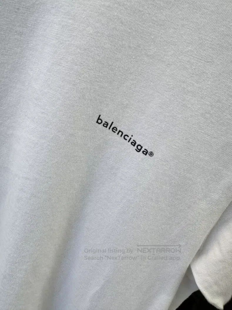 Balenciaga Balenciaga White Short Sleeve T-Shirt Size US S / EU 44-46 / 1 - 2 Thumbnail