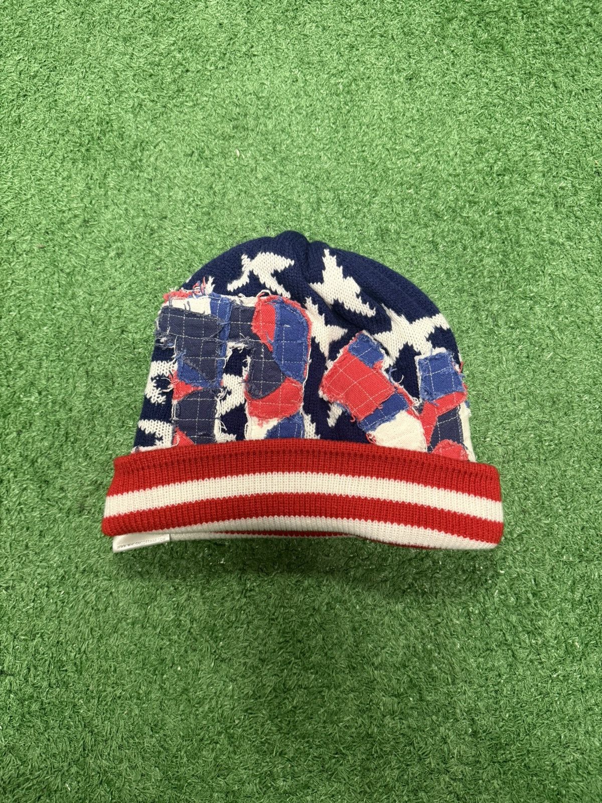 Who Decides War Who decides war patchwork beanie Size ONE SIZE - 1 Thumbnail