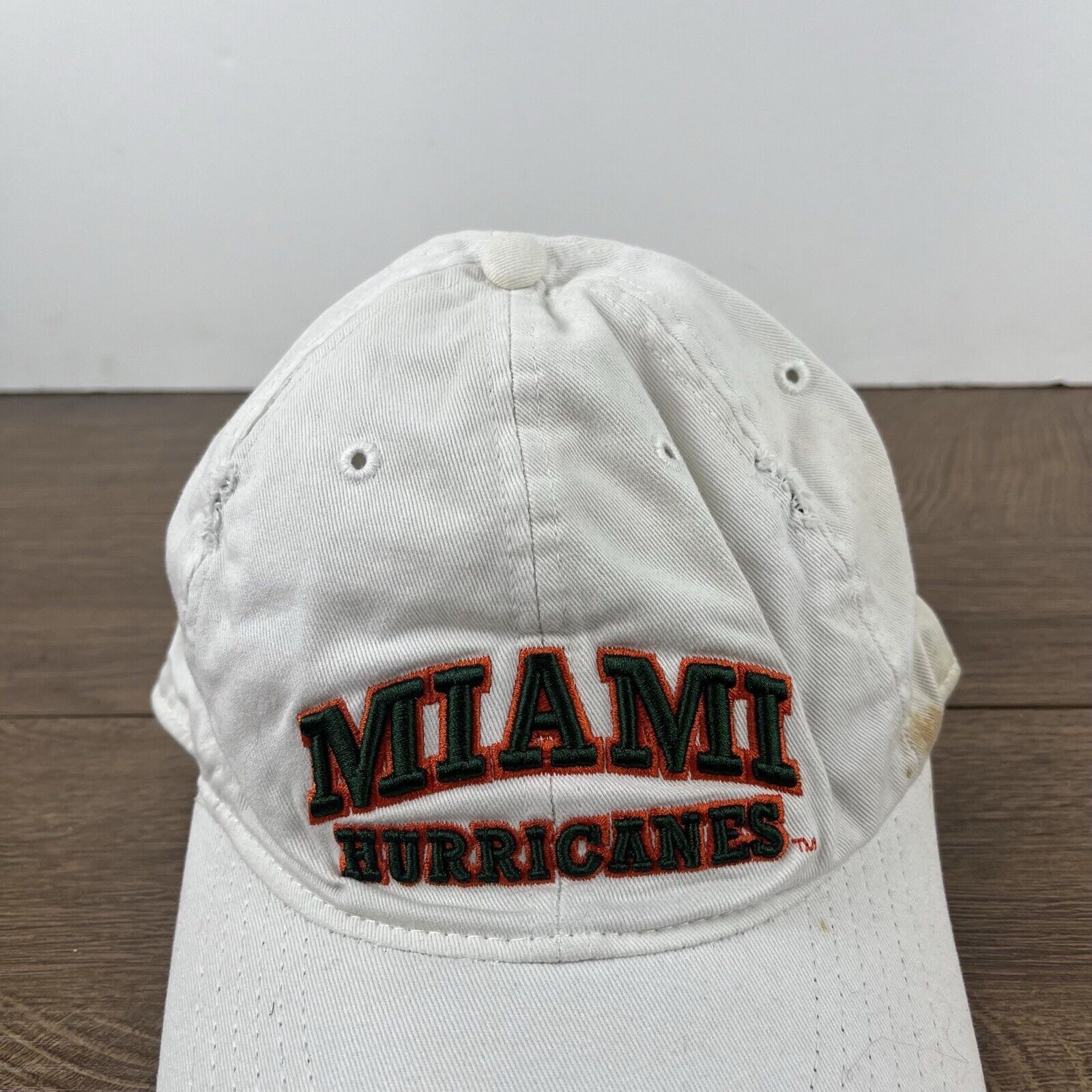 Other Miami Hurricanes Hat Adjustable Hat White Adjustable Hat Whi Size ONE SIZE - 7 Thumbnail