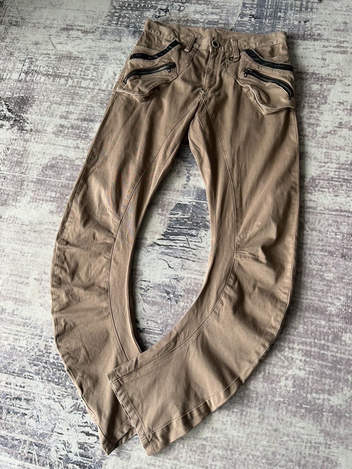PPFM PPFM Curly Brown Pants Size US 31 - 2 Thumbnail