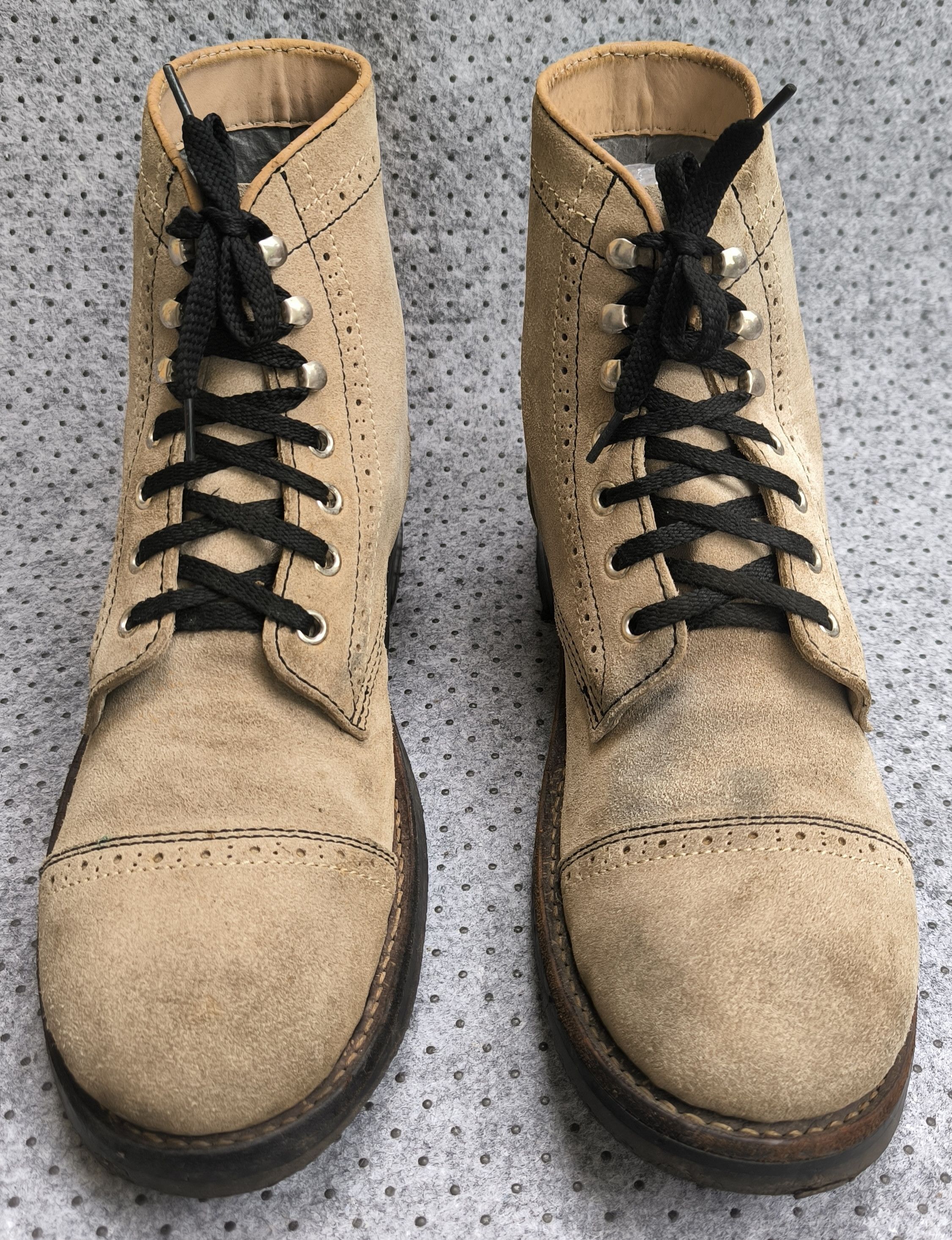 Japanese Brand THE CRIMIE brogue ankle suede boot Size US 10 / EU 43 - 3 Thumbnail