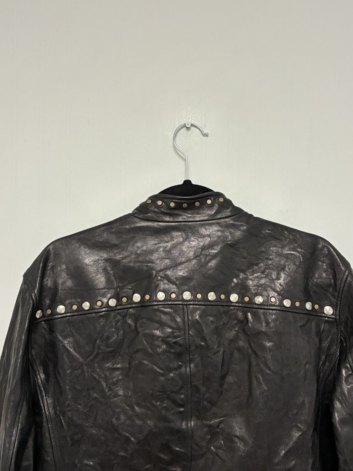John Varvatos Rivet Studded Leather Jacket EU 50 USA 40 Size US M / EU 48-50 / 2 - 11 Thumbnail