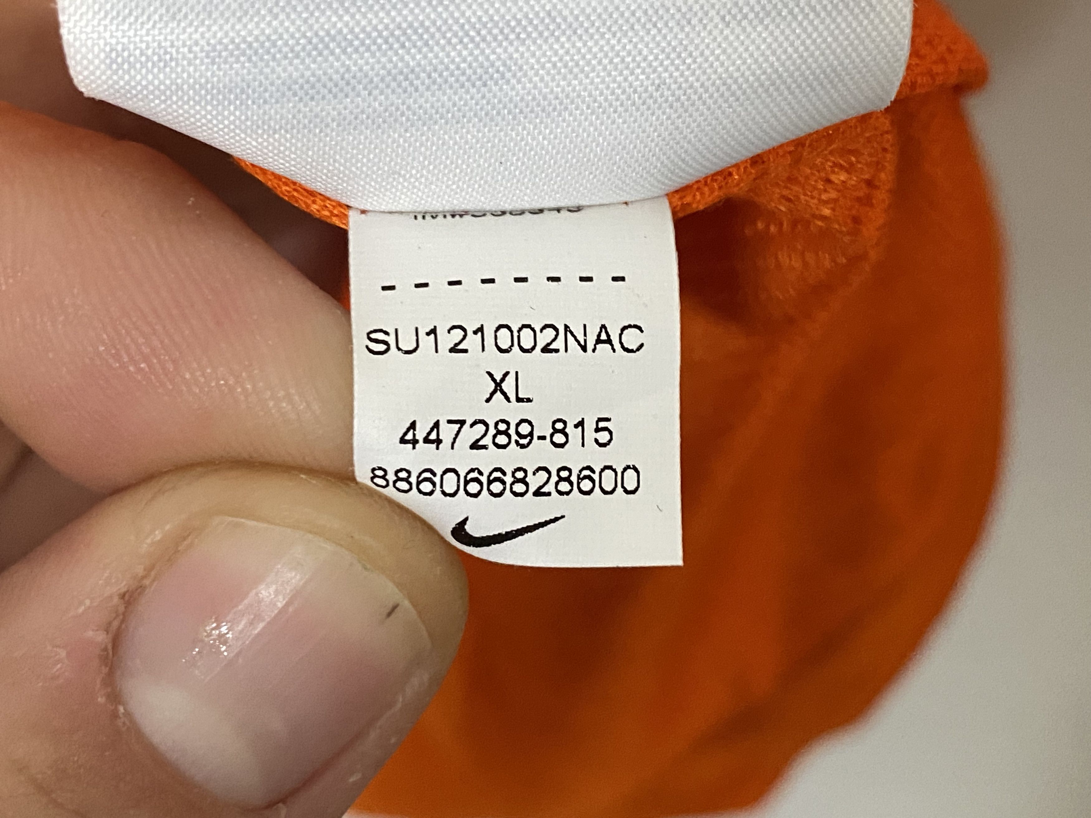 Nike NETHERLANDS TEAM 2012 2014 HOME FOOTBALL SHIRT SOCCER JERSEY Size US XL / EU 56 / 4 - 6 Thumbnail