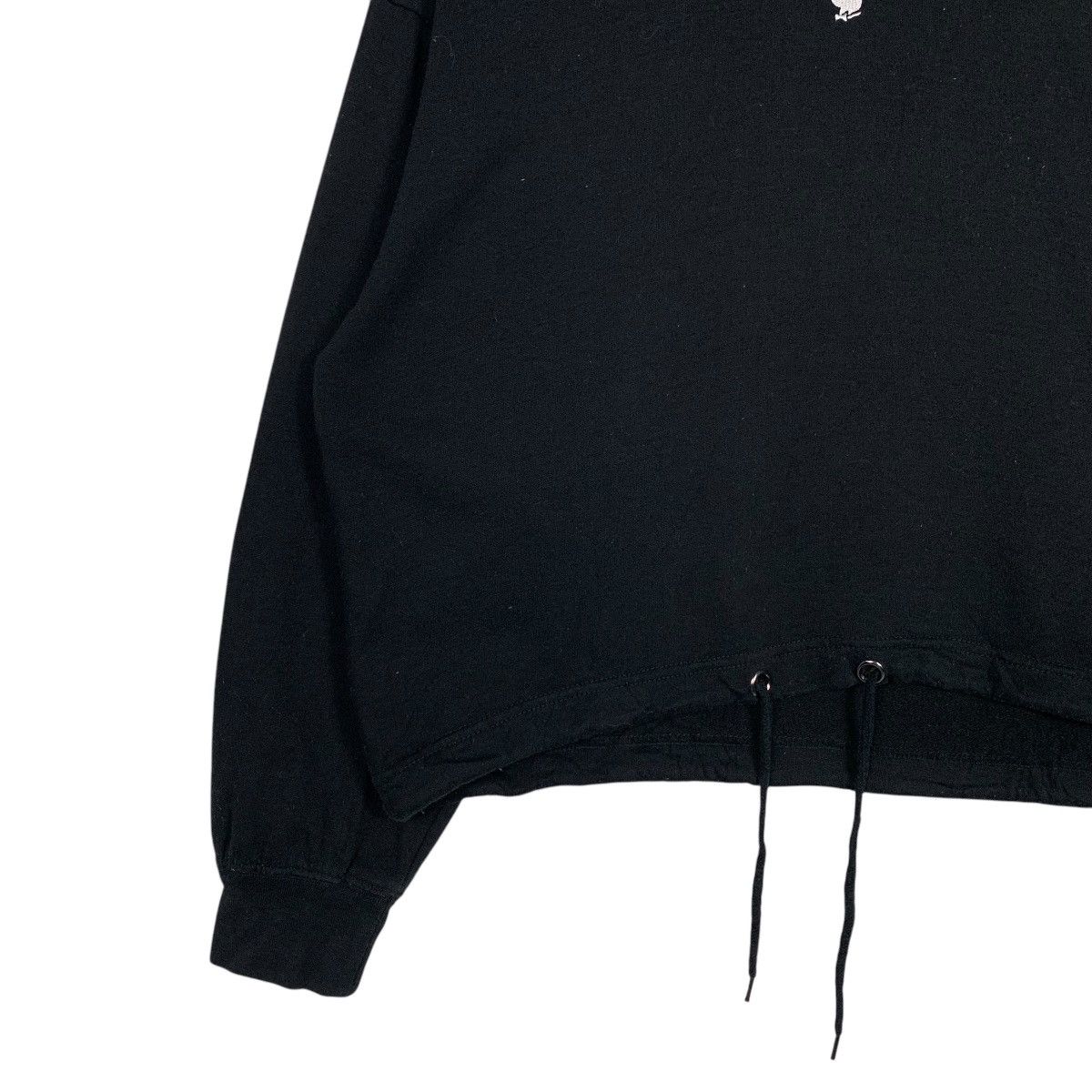 Playboy PLAYBOY BUNNY Center Logo Crop Hoodie Sweatshirt #2638-C118 Size M / US 6-8 / IT 42-44 - 5 Thumbnail
