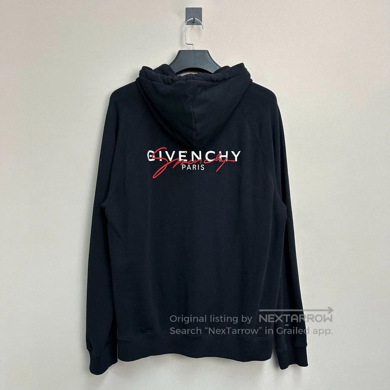 Givenchy givenchy embroidered zip-up hoodie in navy. Size US XL / EU 56 / 4 - 1 Thumbnail