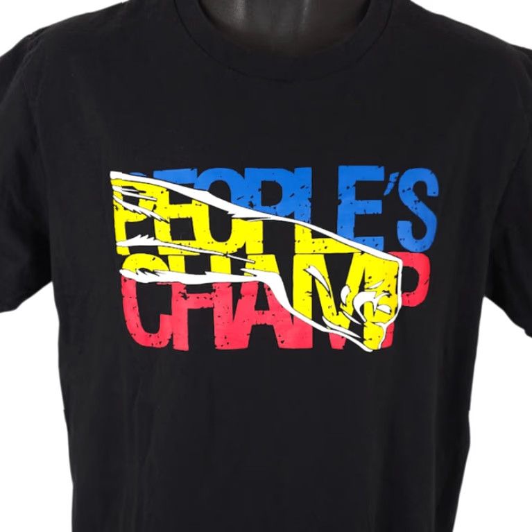 Gildan Peoples Champ T Shirt Mens Large Black Boxing Philippines Fighter Gildan Shirt Mens Black Sports Manny Pacquiao 2010s Size US L / EU 52-54 / 3 - 2 Thumbnail