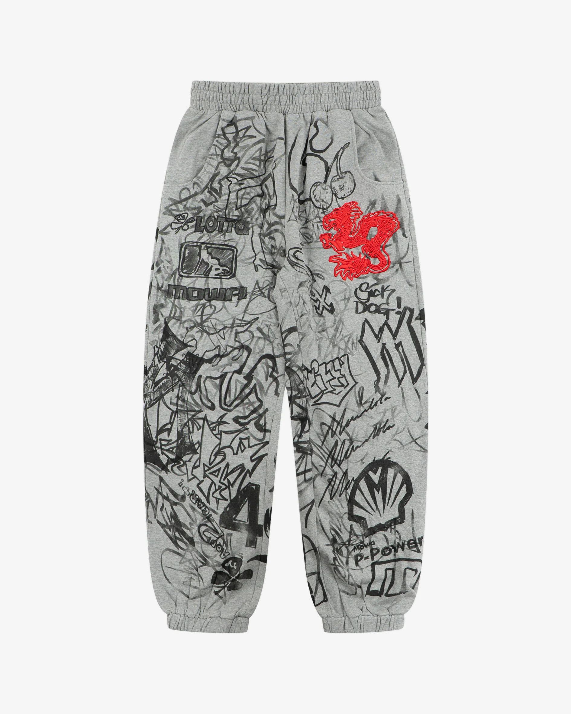 パンツ MOWALOLA STAMP JOGGERS GREY Mowalola MOWALOLA STAMP JOGGERS GREY | Grailed