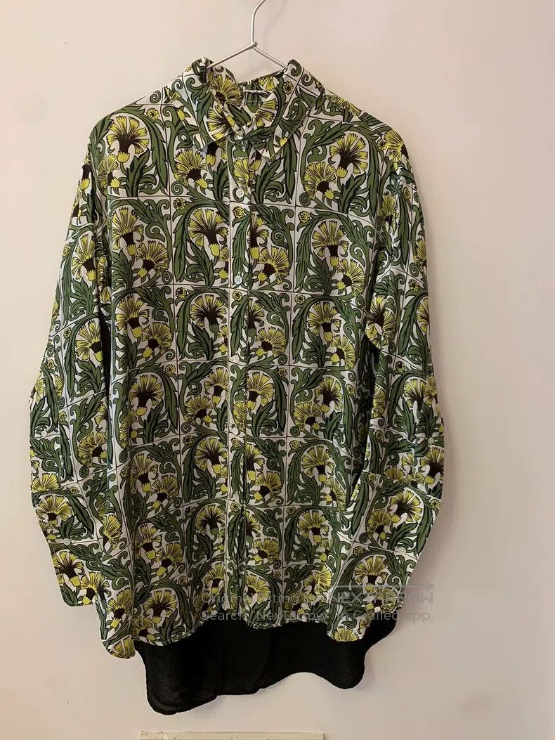 Loewe Loewe Long floral shirt, silk Size S / US 4 / IT 40 - 1 Thumbnail