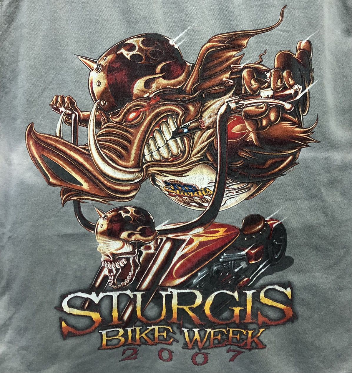 Indian Motorcycle Sturgis Bike Week Cutoff Biker Size L Biker Design Jacket Size US L / EU 52-54 / 3 - 3 Thumbnail