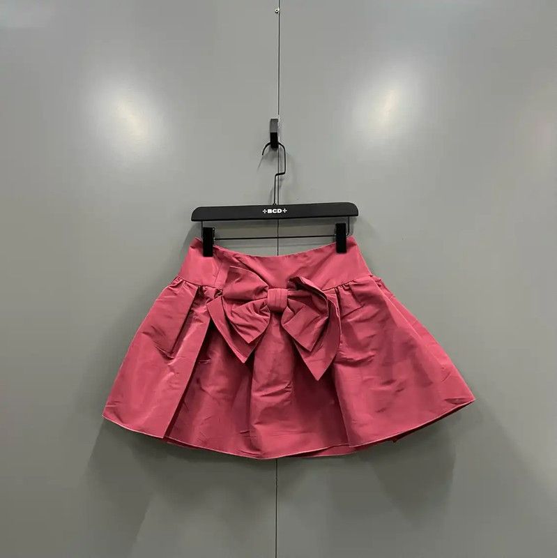 Valentino Valentino Hot Pink Cotton Mini Skirt 0089 Size 24" / US 00 / IT 34 - 1 Thumbnail