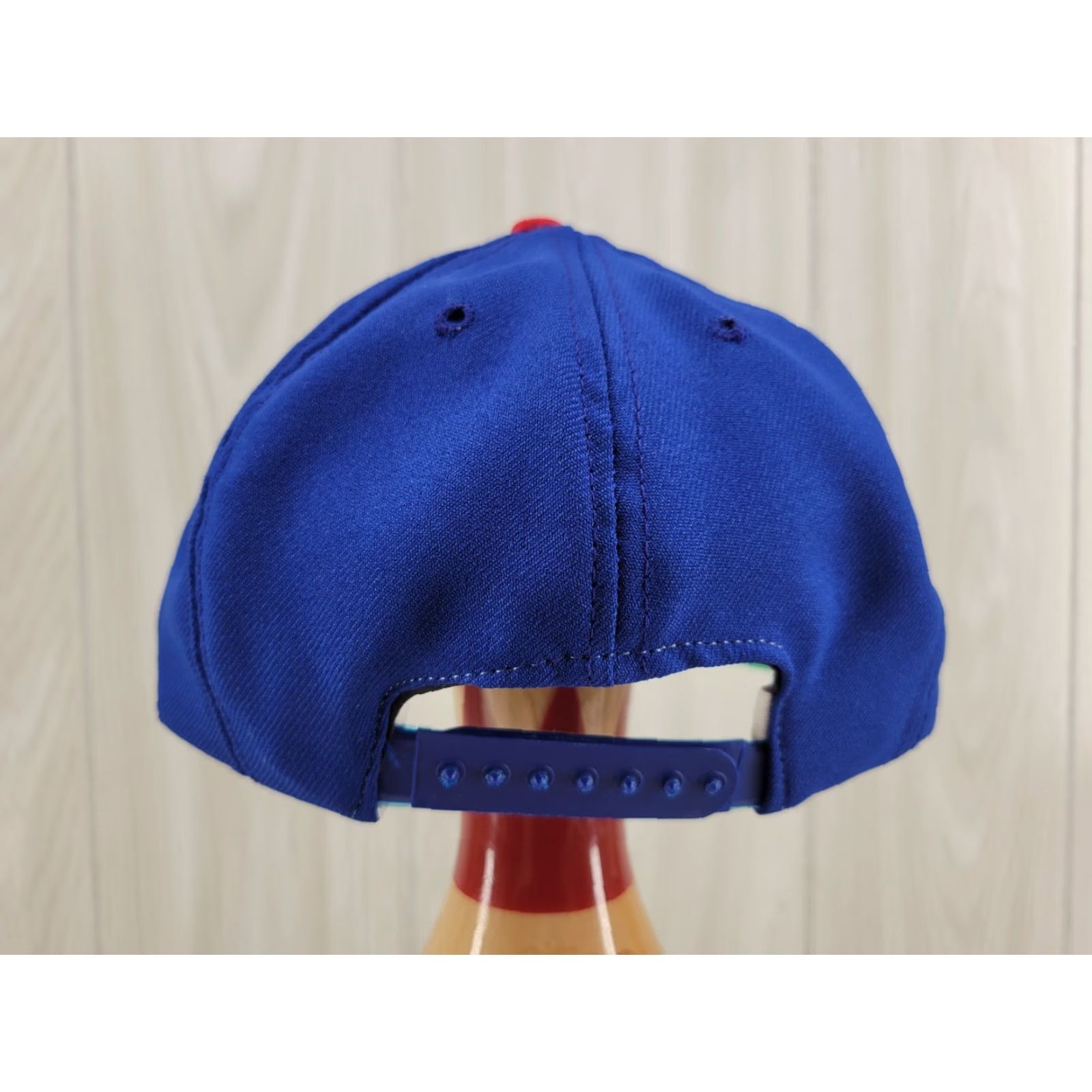 MLB VINTAGE Chicago Cubs Snapback Cap MLB Baseball Adjustable Hat Men Blue 90s Retro Sports Logo MLB Shirts Mens Size ONE SIZE - 6 Thumbnail