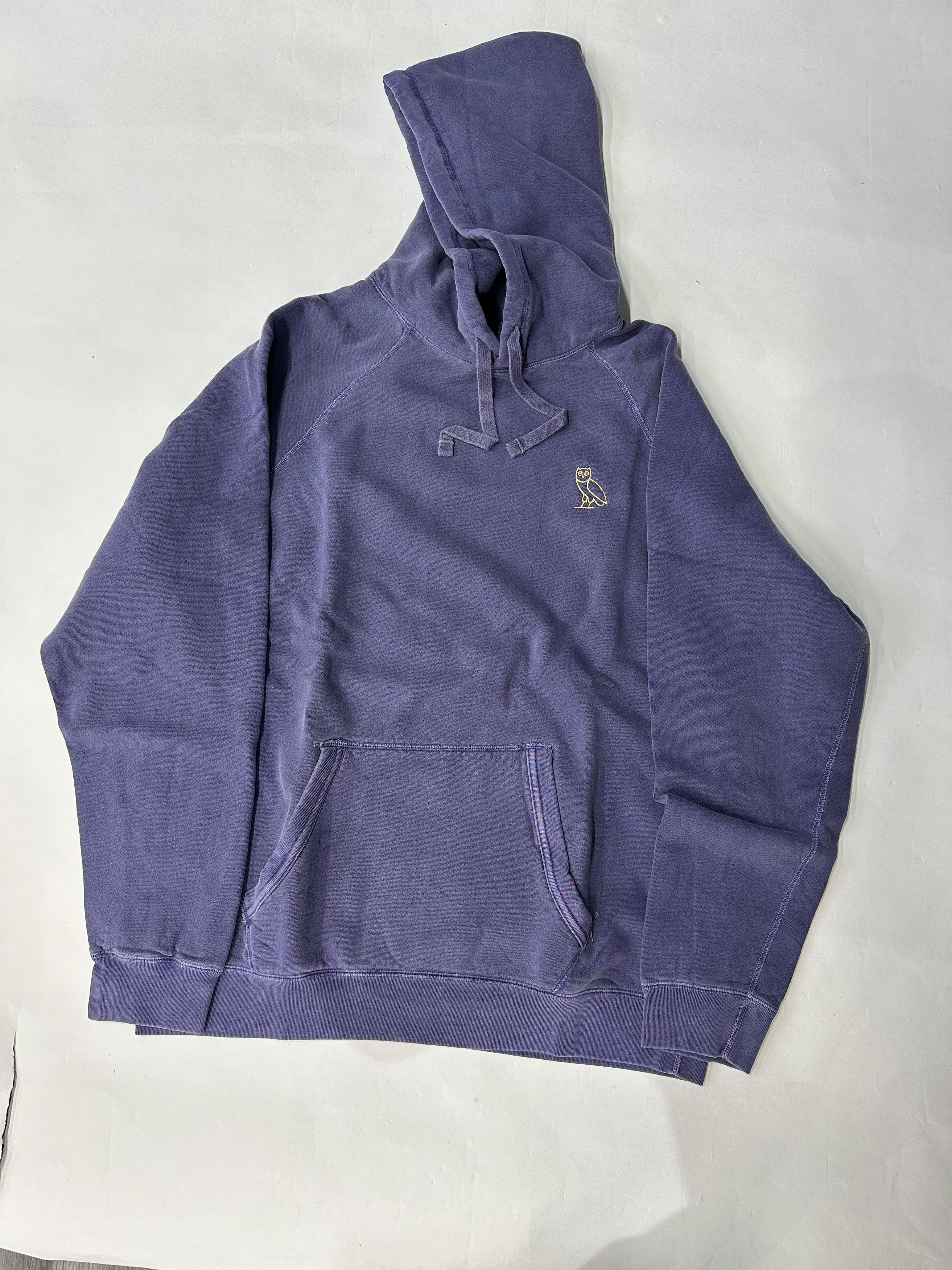 image of Octobers Very Own Ovo Garment Dye Hoodie Lilac, Men's (Size 2XL)