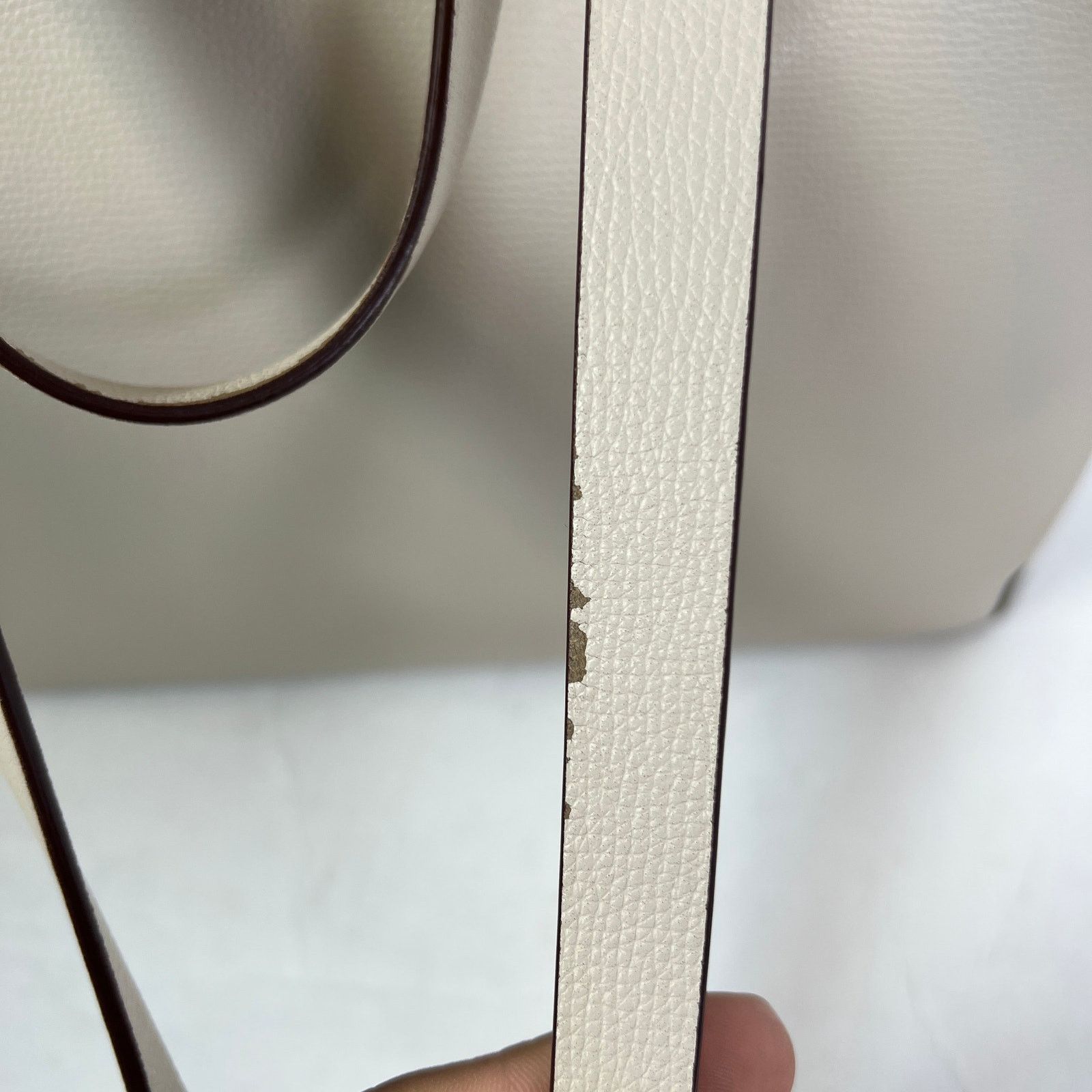 Burberry Burberry Tan Calfskin Crest Embossed Small Tote Bag Size ONE SIZE - 9 Thumbnail