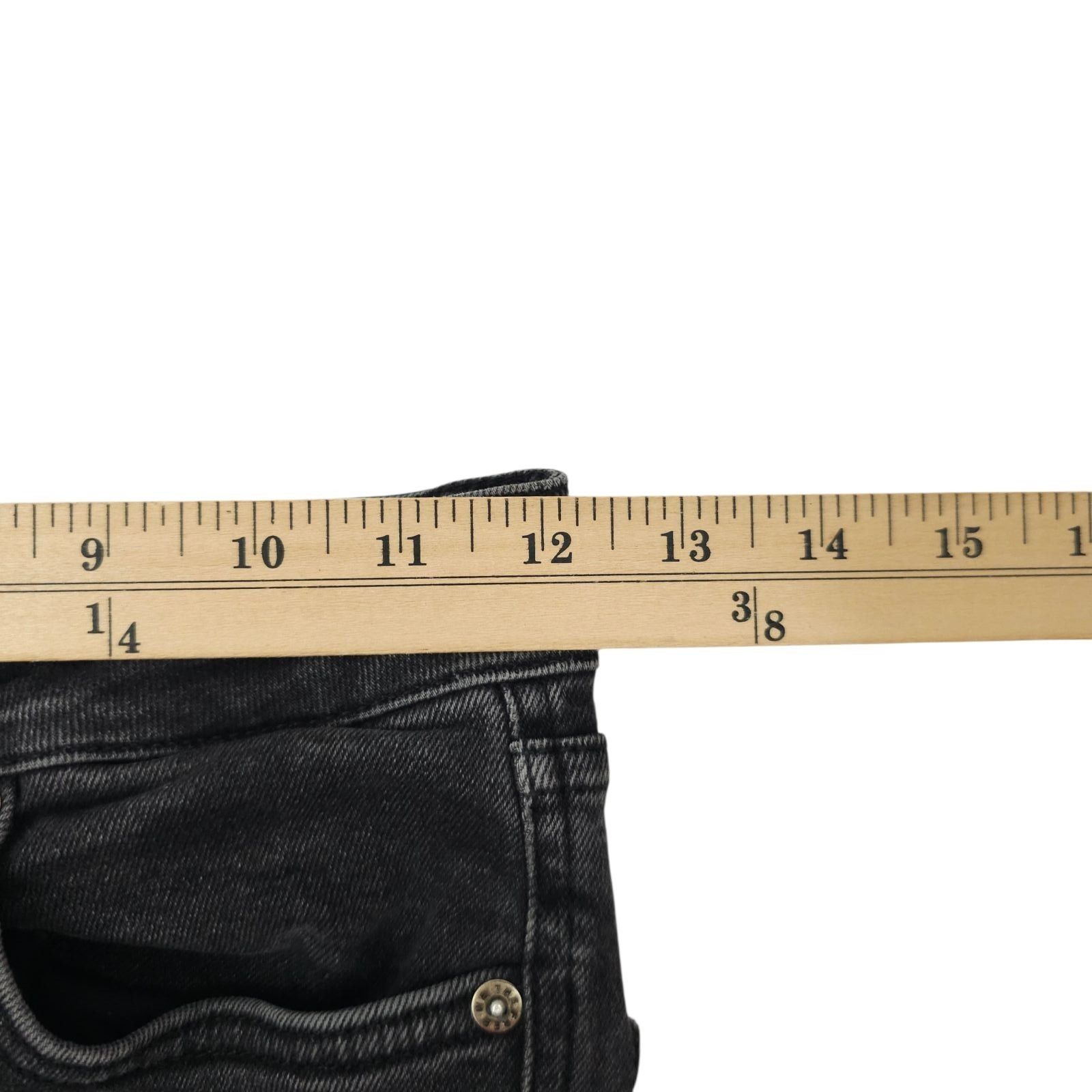 Free People We The Free People Jeans 26 High Rise Skinny Raw Hem Washed Size 24" / US 00 / IT 34 - 14 Thumbnail