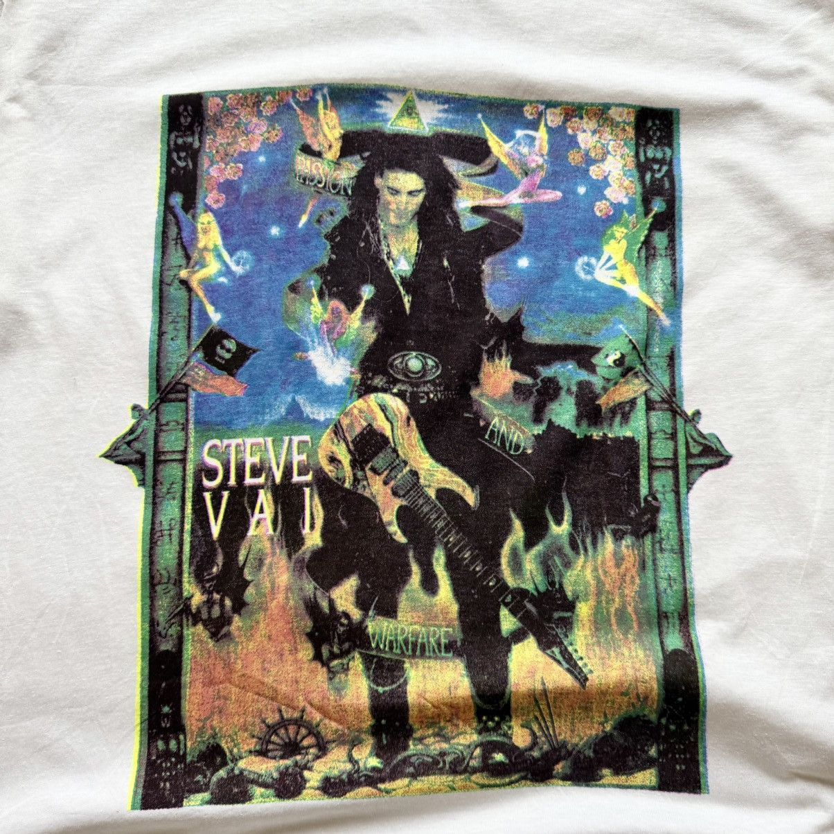Band Tees 1990 Steve Vai Passion And Warface Single Stitch T-Shirt Size US M / EU 48-50 / 2 - 2 Thumbnail