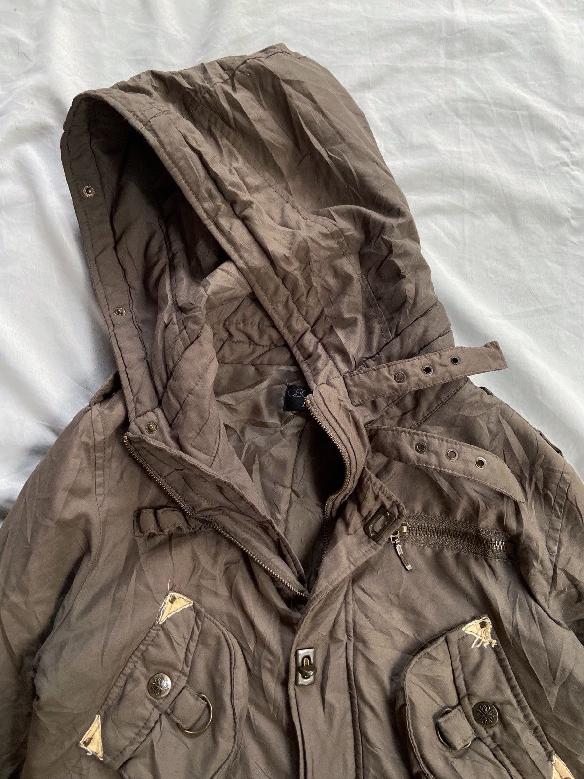 Japanese Brand CECIL MCBEE BONDAGE MULTIPOCKETS ZIP JACKET Size US S / EU 44-46 / 1 - 12 Thumbnail