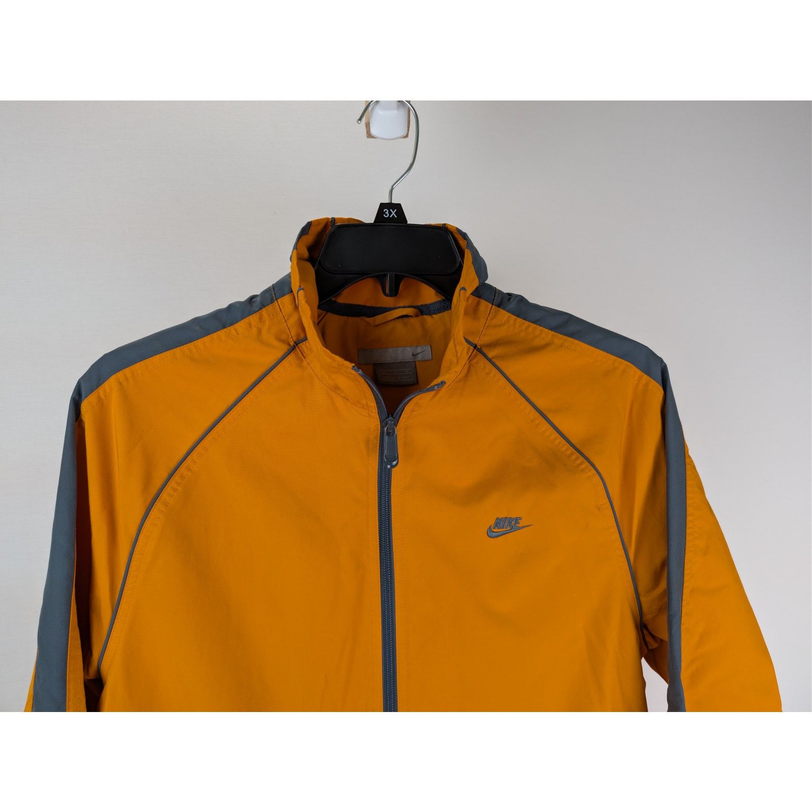 Nike o1rshd1 Vintage Nike Collared Windbreaker Jacket in orange Size US M / EU 48-50 / 2 - 3 Thumbnail