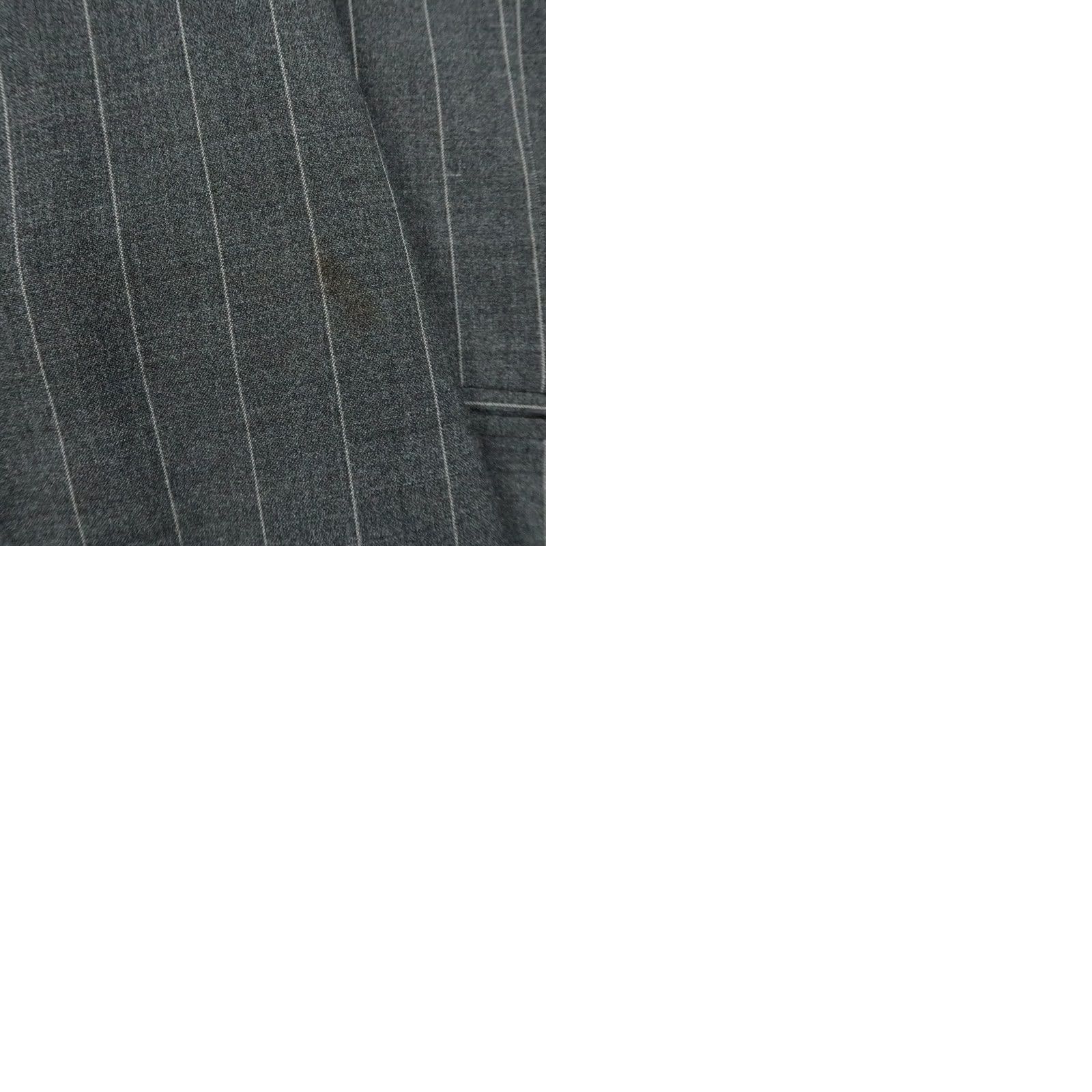Ermenegildo Zegna Ermenegildo Zegna Blazer Mens 46R Gray Stripe Wool Sport Coat Size 46R - 10 Thumbnail