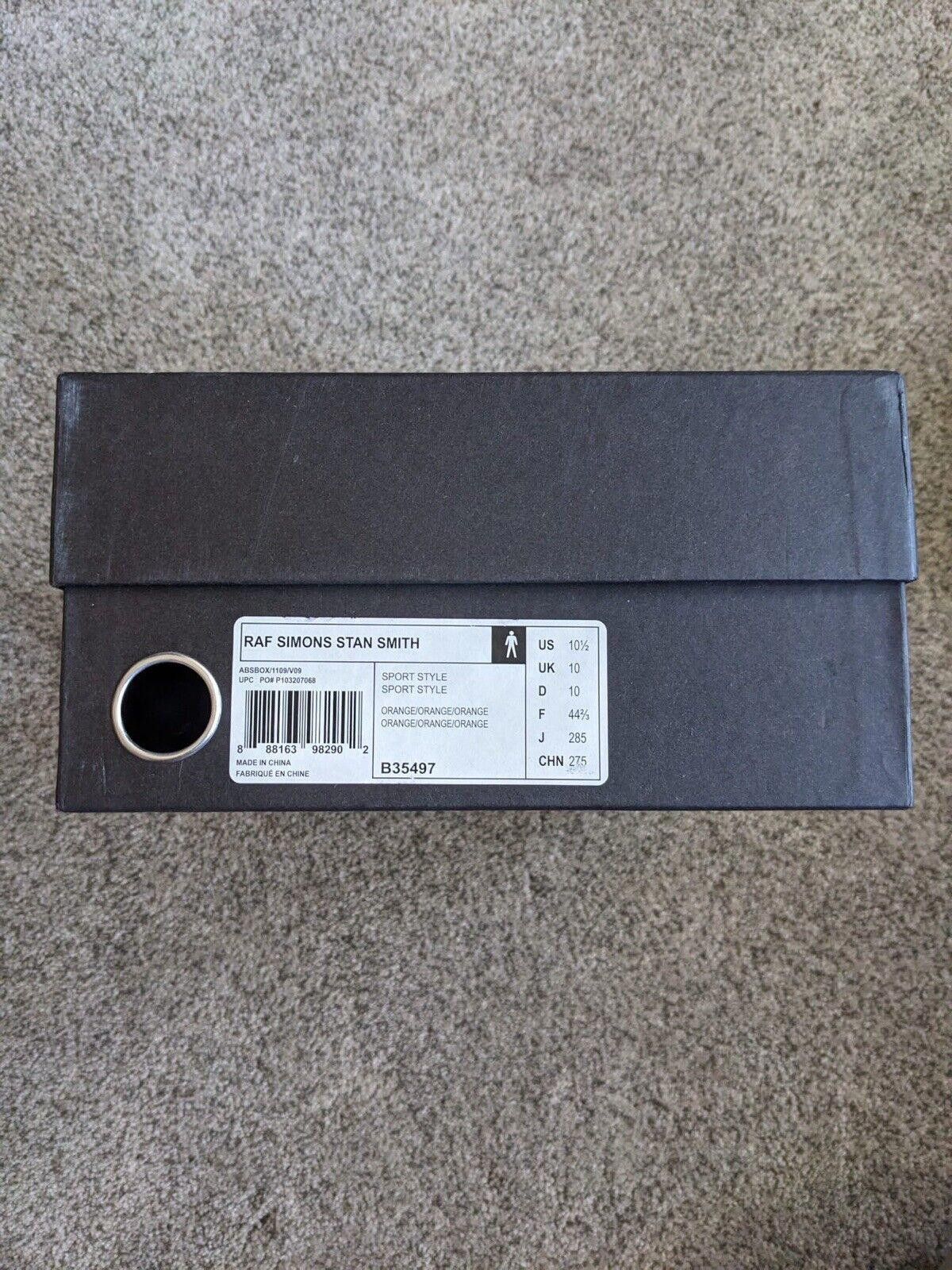 Adidas SS14 2014 adidas x Raf Simons Stan Smith Orange B35497 Size US 10.5 / EU 43-44 - 10 Thumbnail