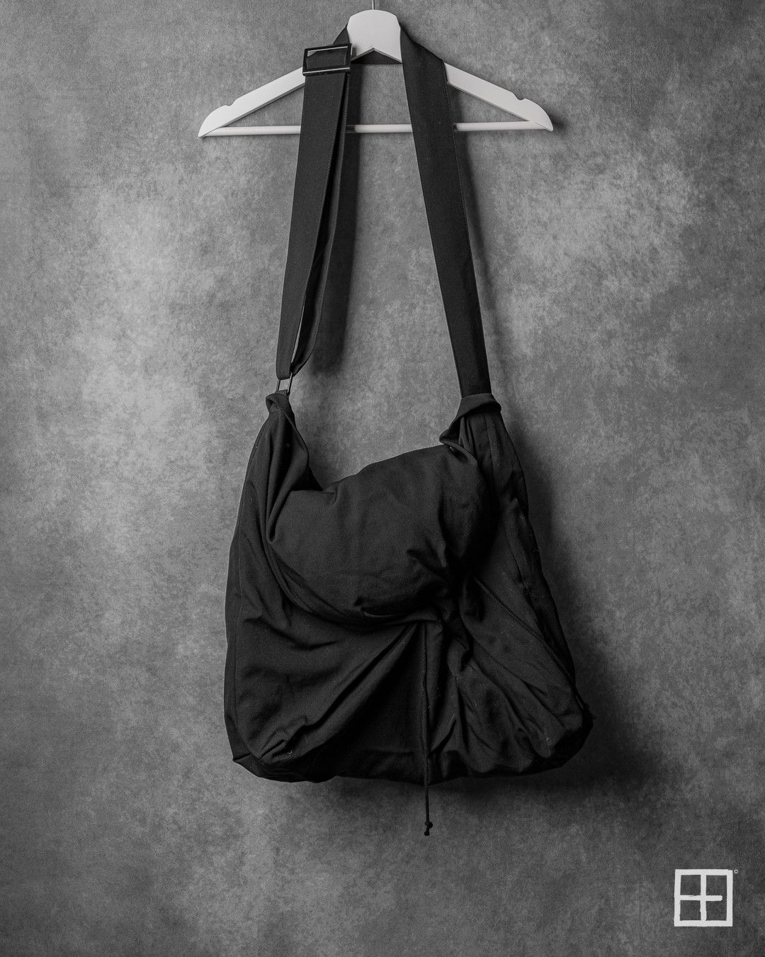 Yohji Yamamoto AW20 Batt Shoulder Bag Wool Gabardine