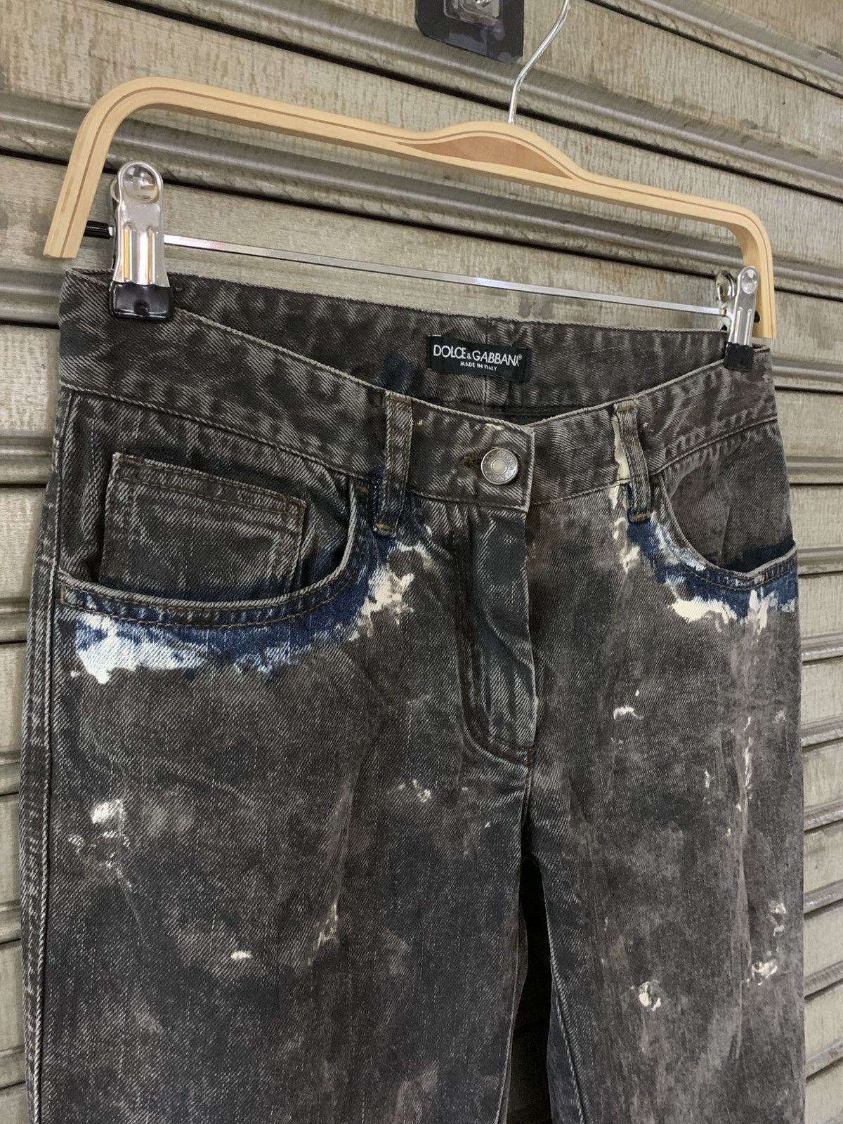 Dolce & Gabbana Dolce & gabbana denim bleach wash jeans Size 26" / US 2 / IT 38 - 5 Thumbnail